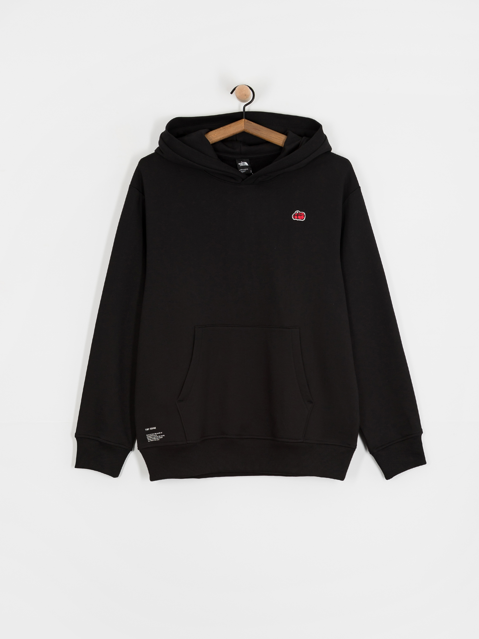 Kapucnis pulóver The North Face Icon Relaxed HD (tnf black)