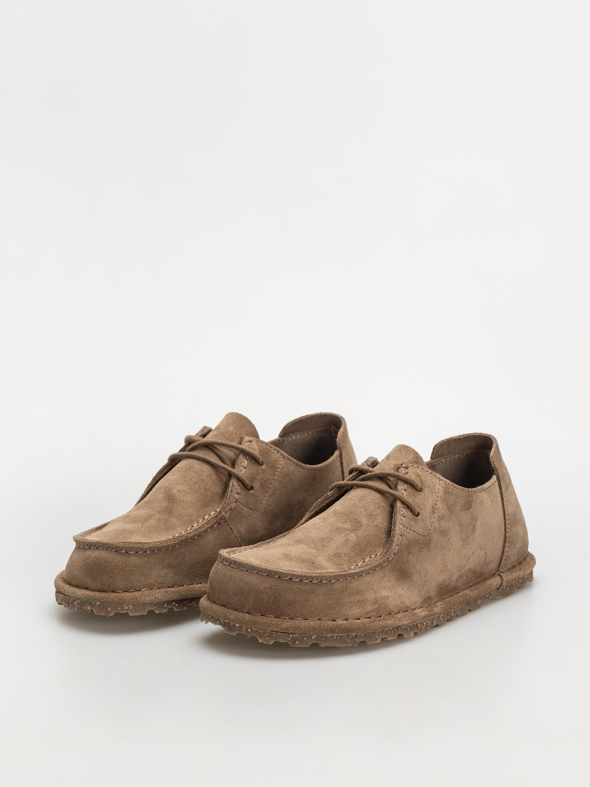 Birkenstock Utti Lace Suede Leather Narrow Wmn Flip-flop papucsok (gray taupe)