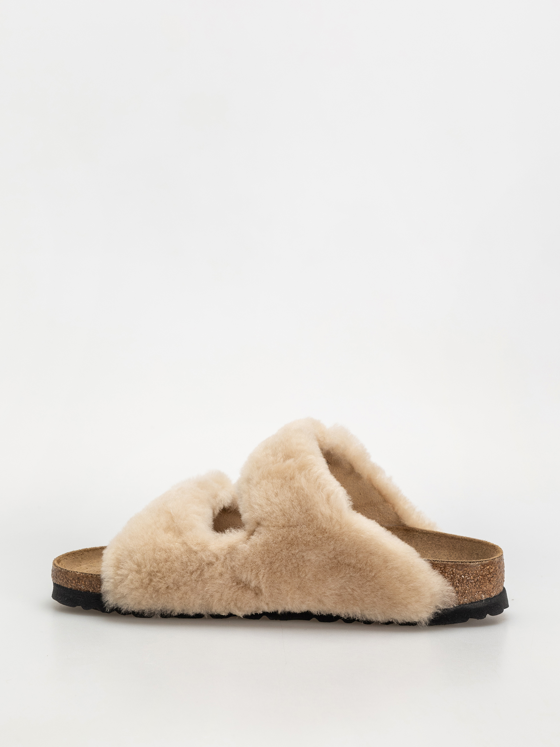 Birkenstock Arizona Shearling Cover Upper Narrow Flip-flop papucsok Wmn (sandcastle)