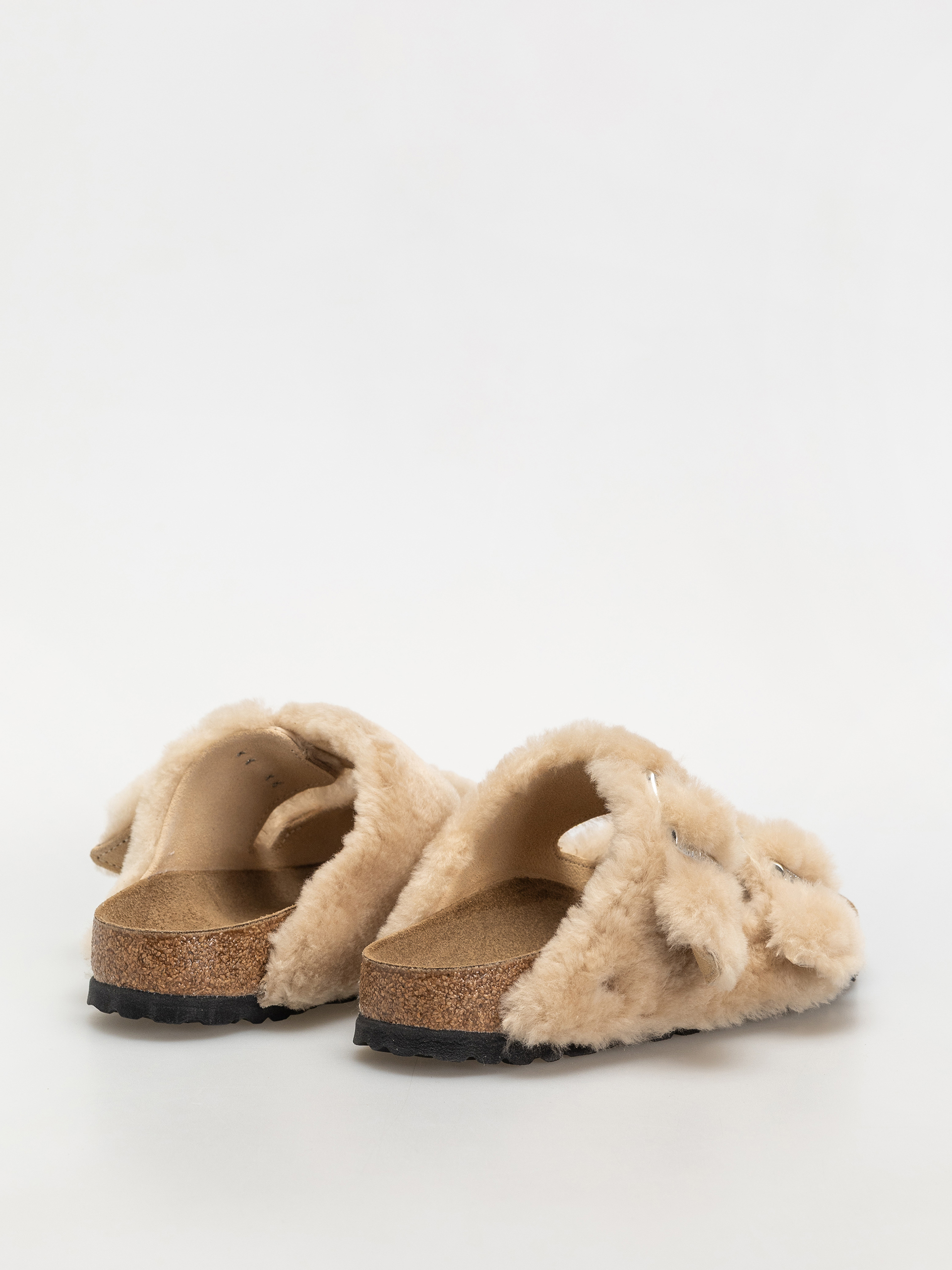 Birkenstock Arizona Shearling Cover Upper Narrow Flip-flop papucsok Wmn (sandcastle)