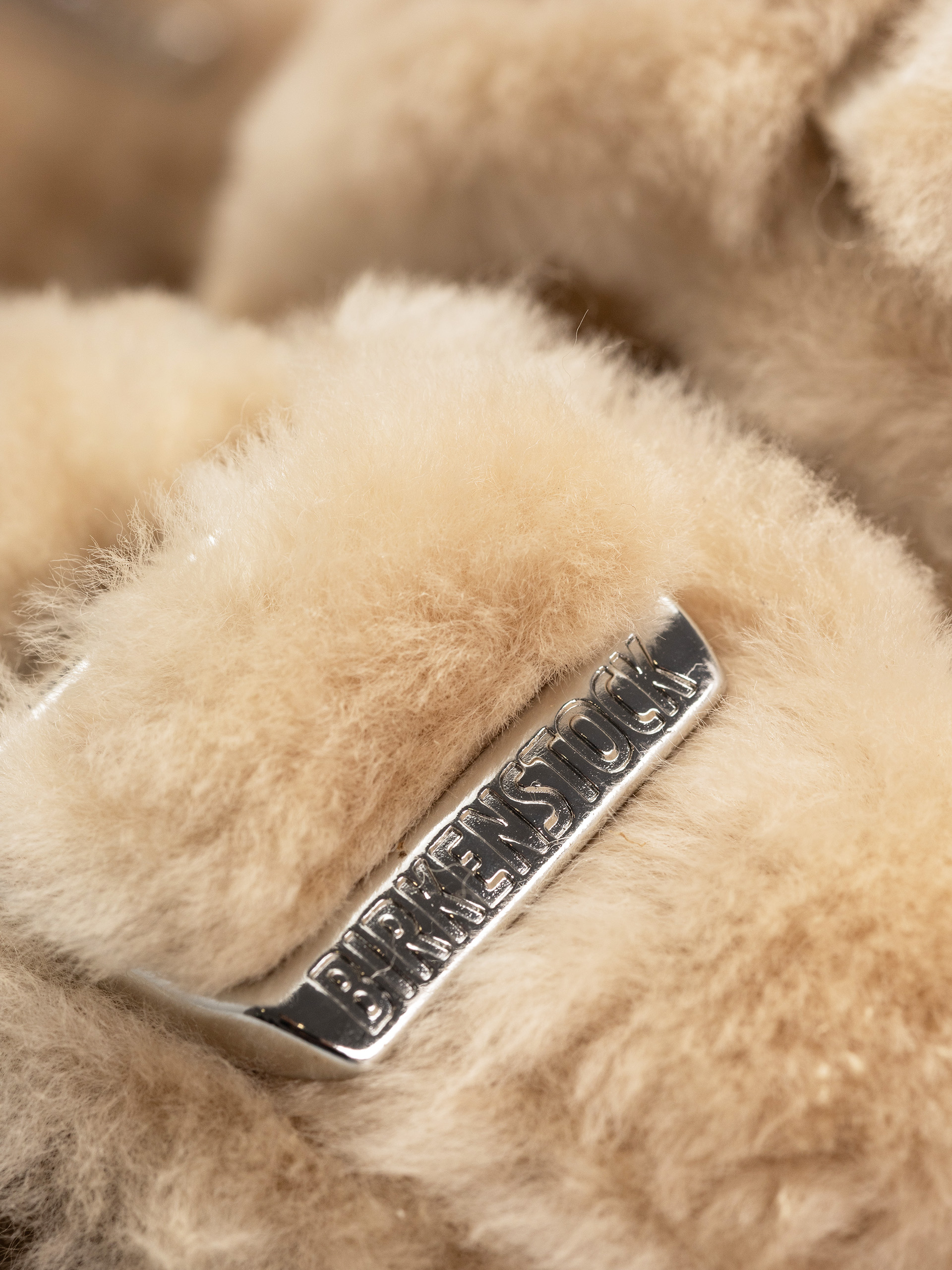 Birkenstock Arizona Shearling Cover Upper Narrow Wmn Flip-flop papucsok (sandcastle)