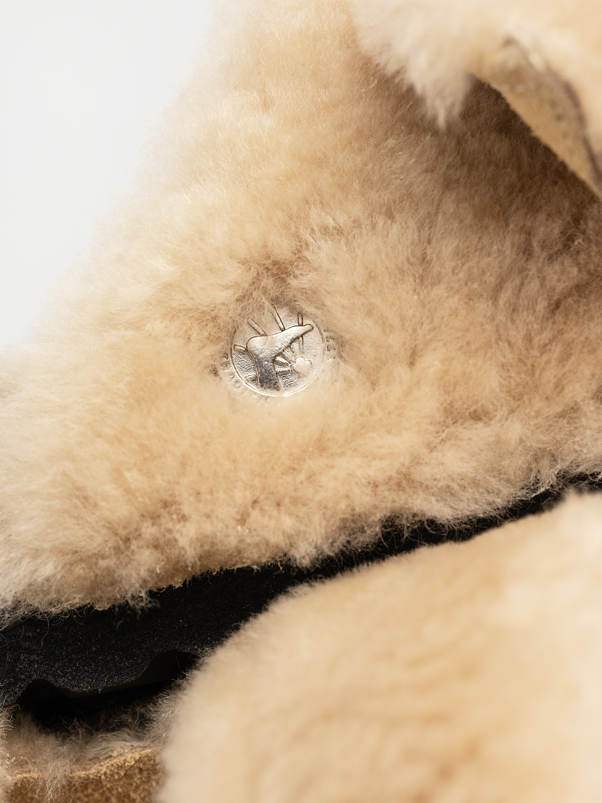 Birkenstock Arizona Shearling Cover Upper Narrow Wmn Flip-flop papucsok (sandcastle)