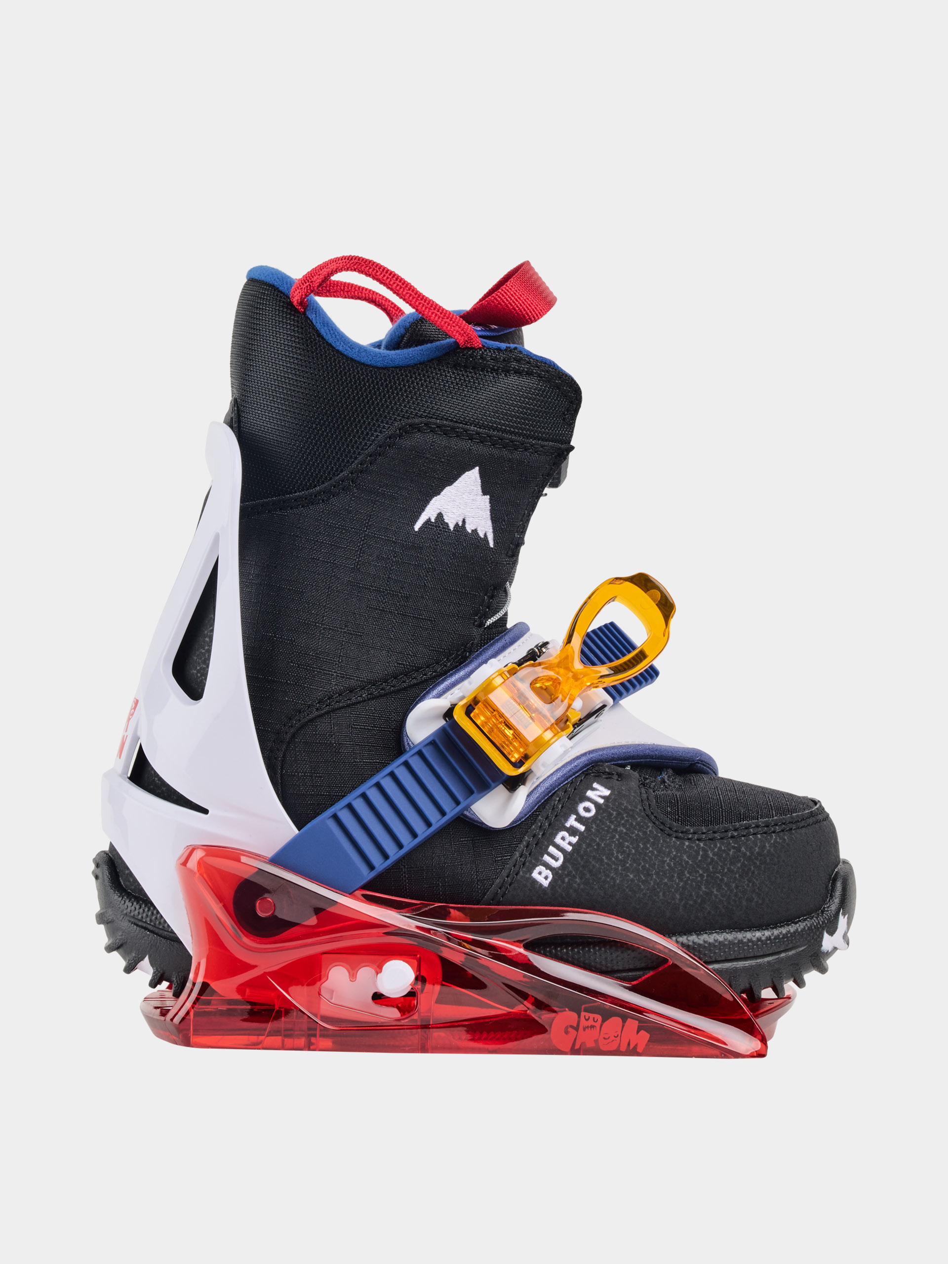 Snowboard kötés Burton Grom Disc JR (red/multi)