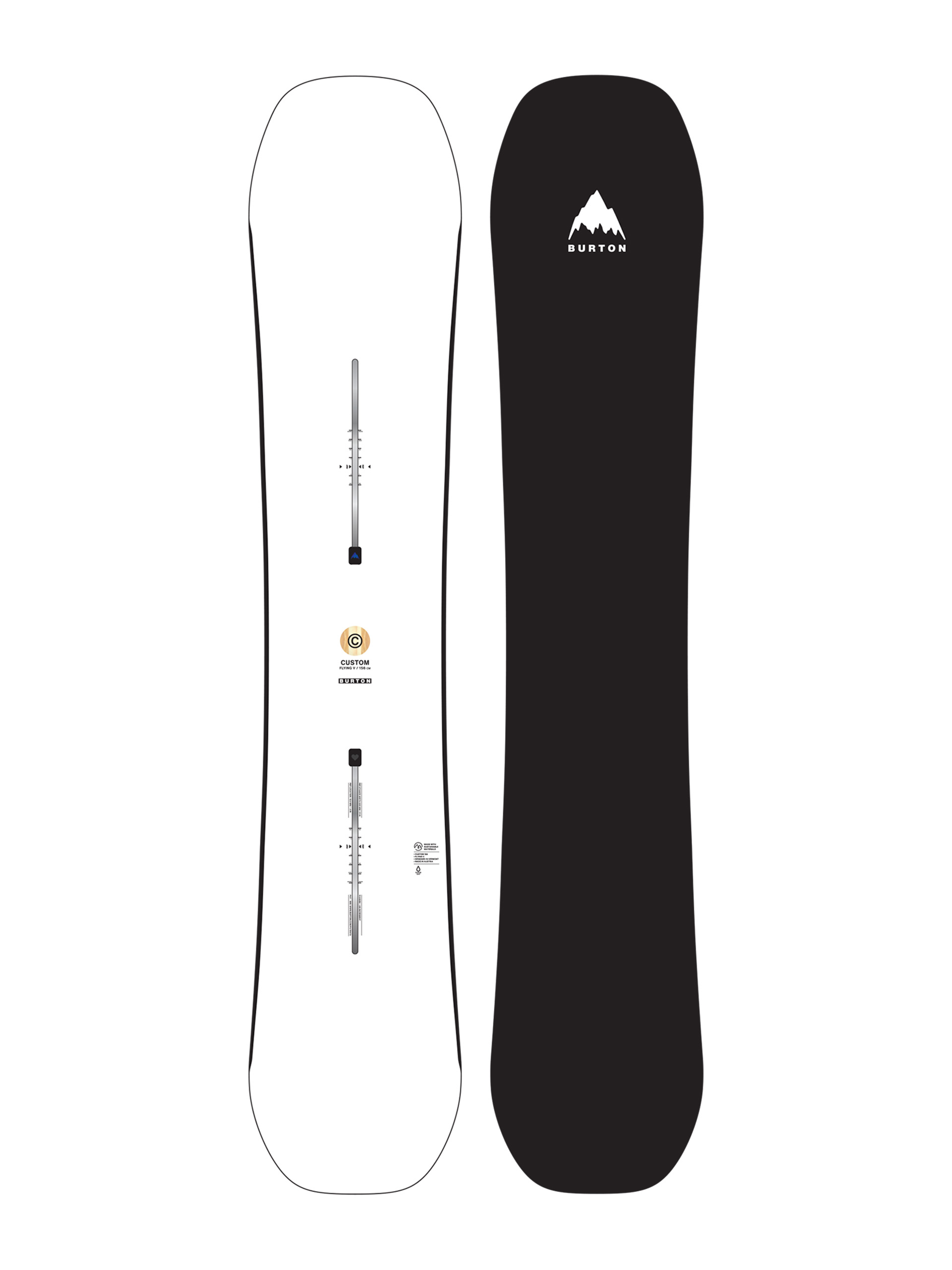 Snowboard Burton Custom Flying V (white)