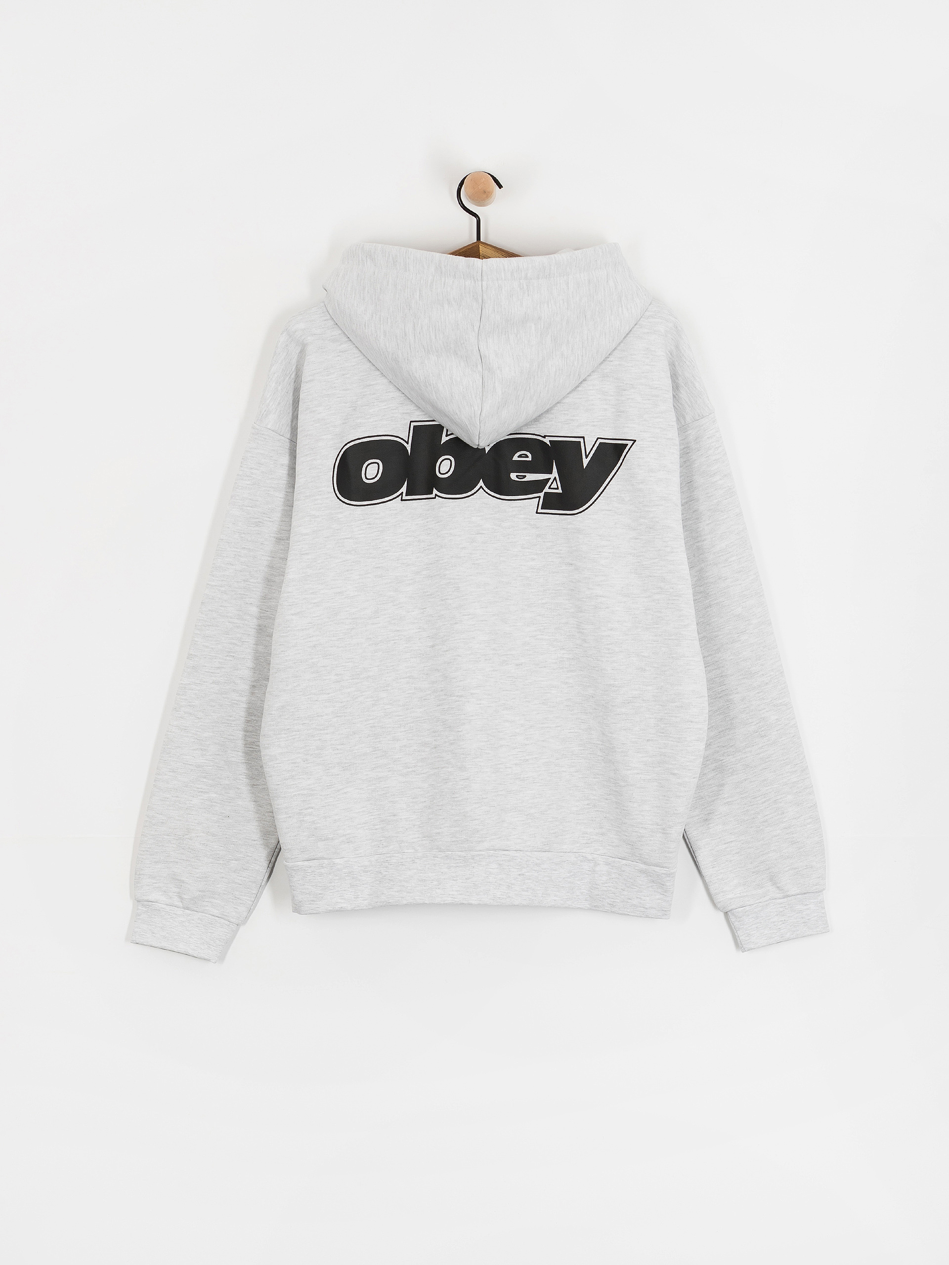 OBEY Gaze Extra Heavy ZHD Kapucnis pulóver (ash grey)