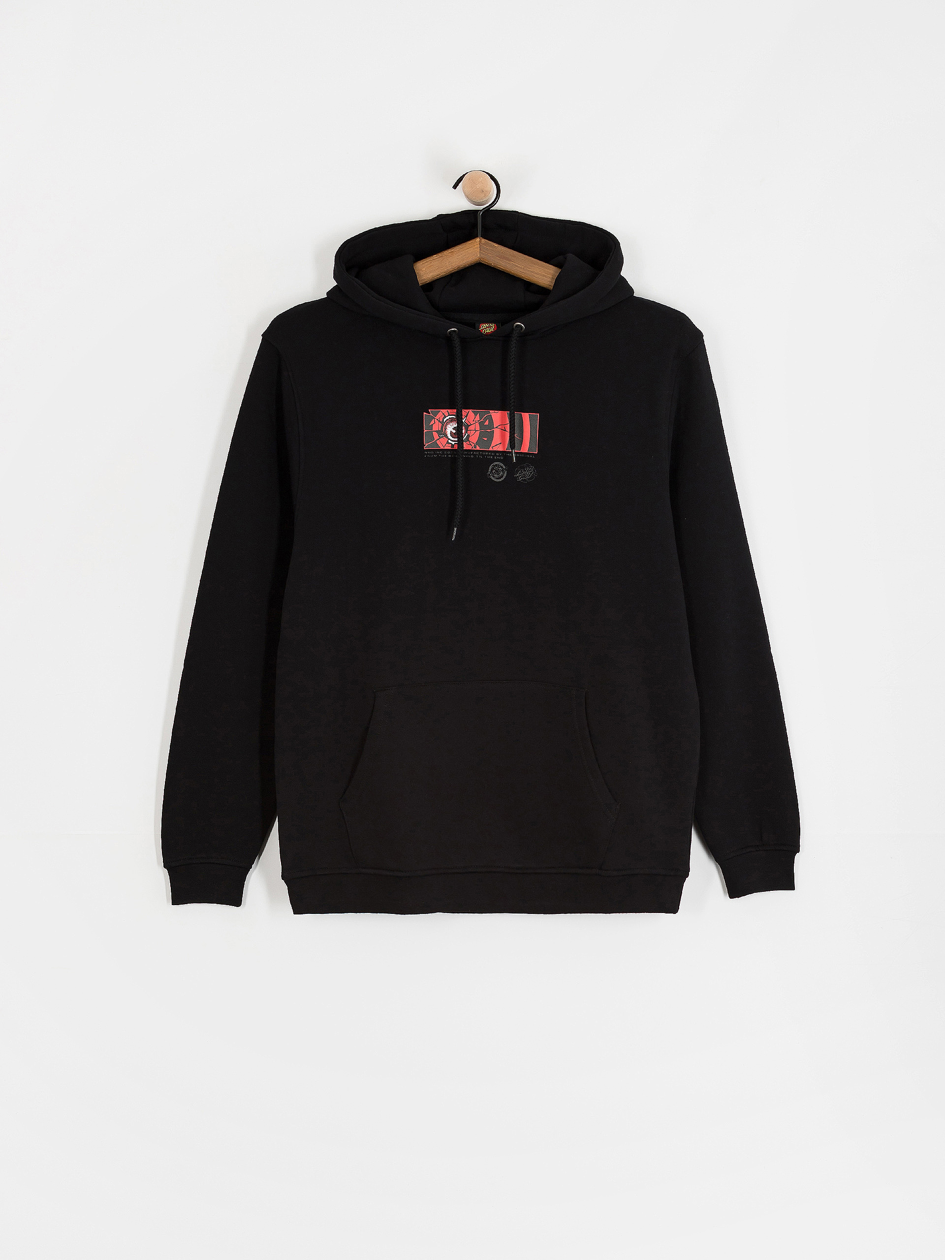 Santa Cruz Roskopp Dissect Strip Pulóver (black)