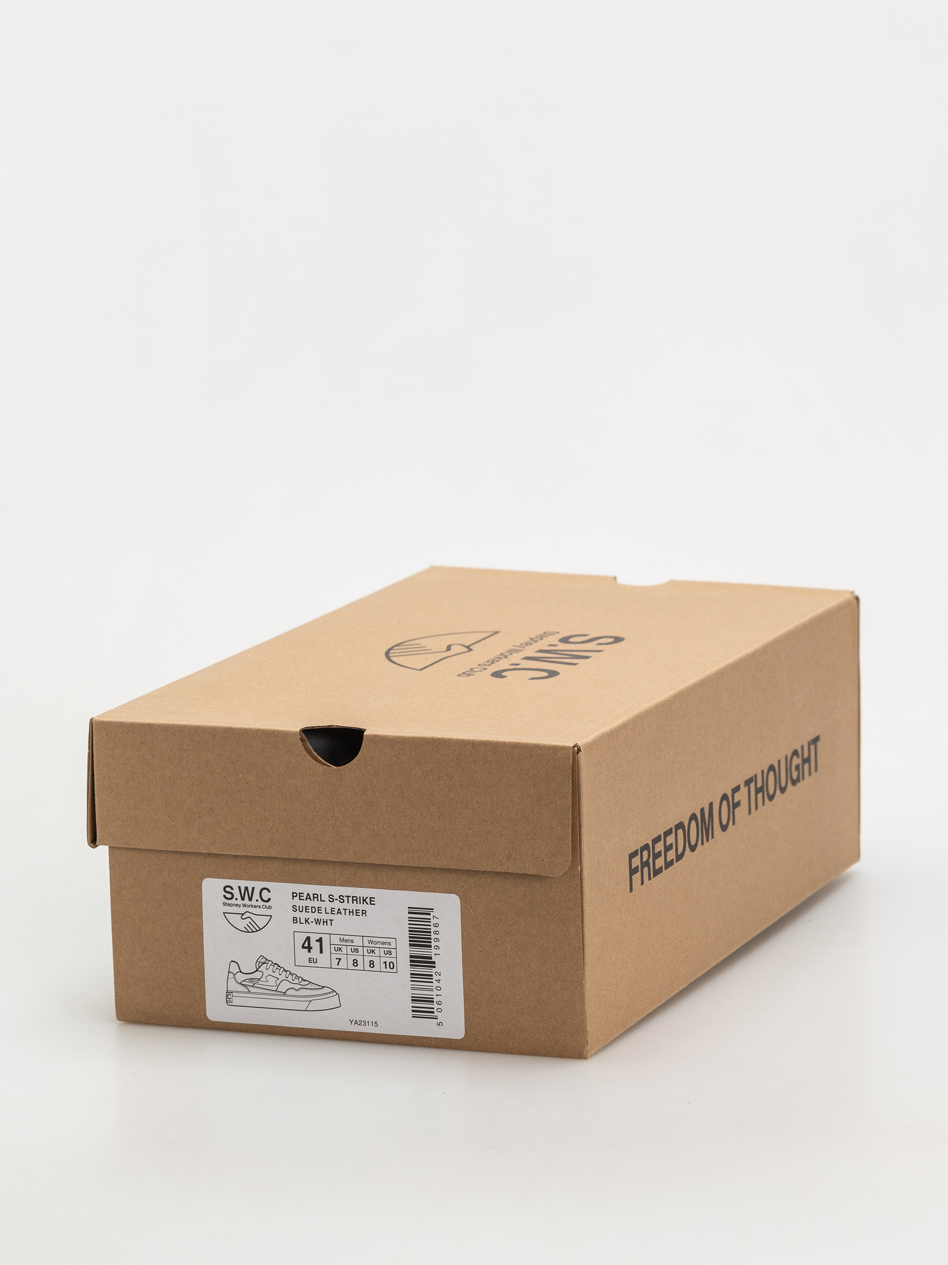 Stepney Workers Club Pearl S-Strike Cipők (suede leather black white)