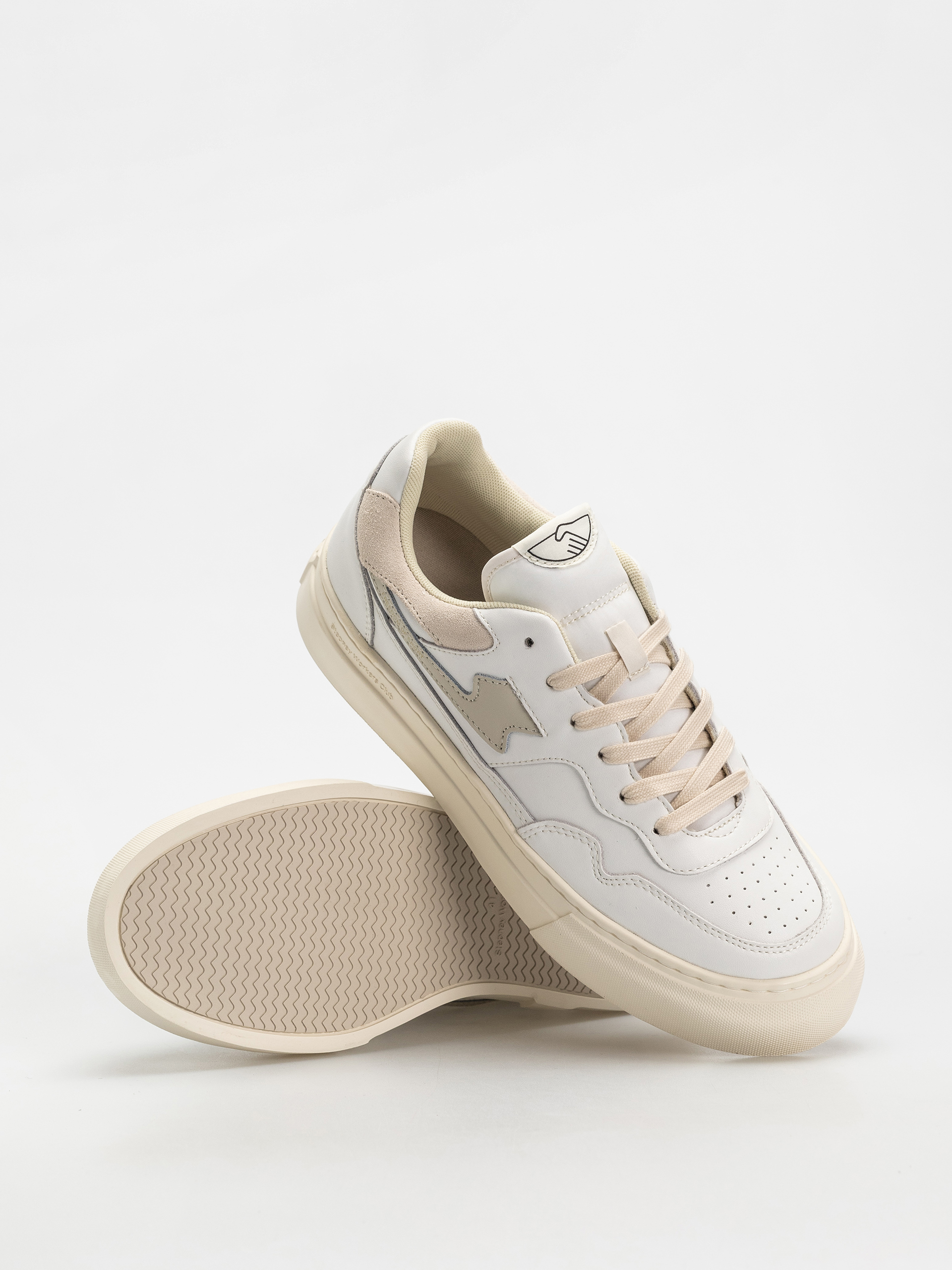 Stepney Workers Club Pearl S-Strike Cipők (leather white putty)