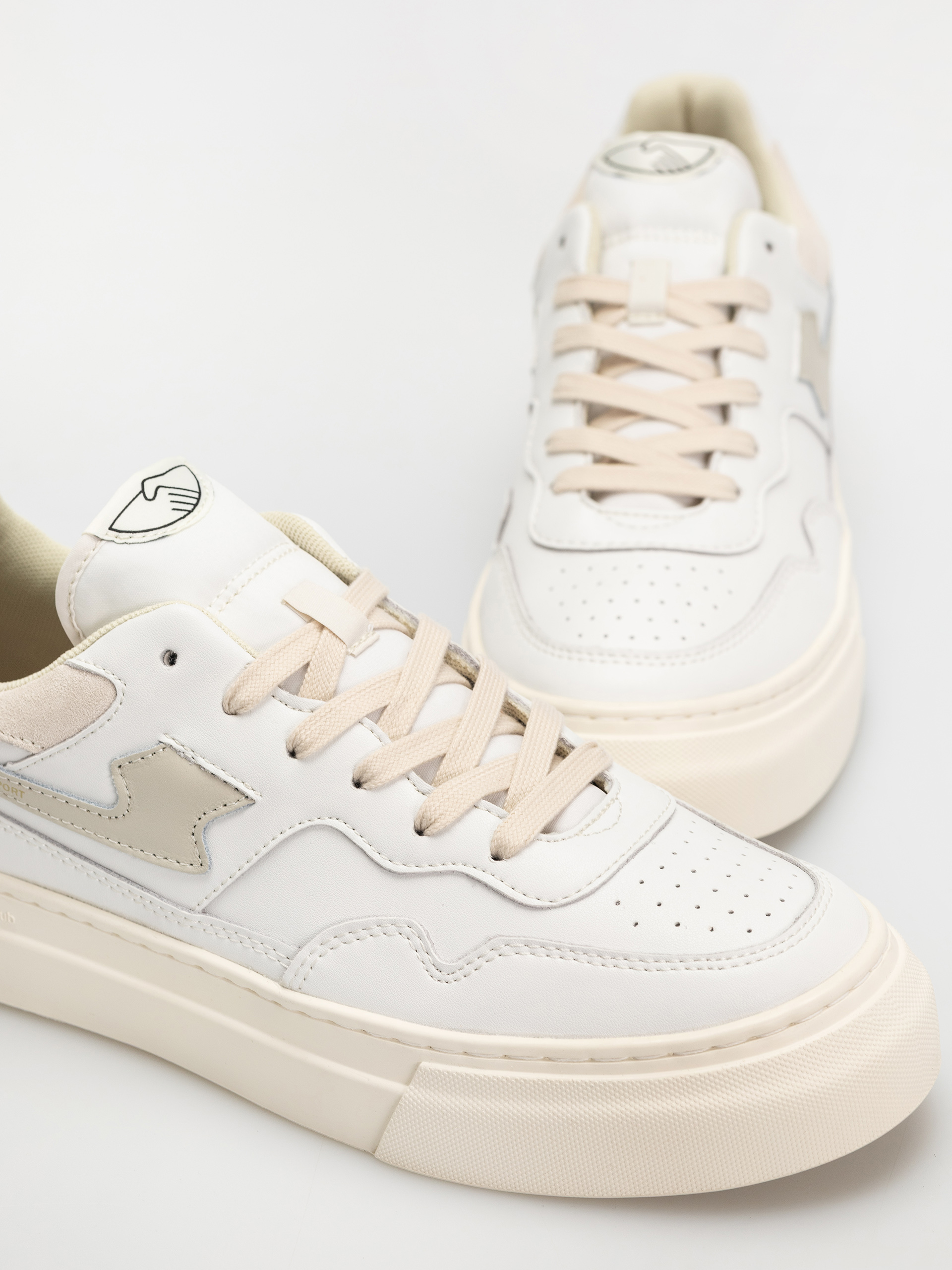 Stepney Workers Club Pearl S-Strike Cipők (leather white putty)