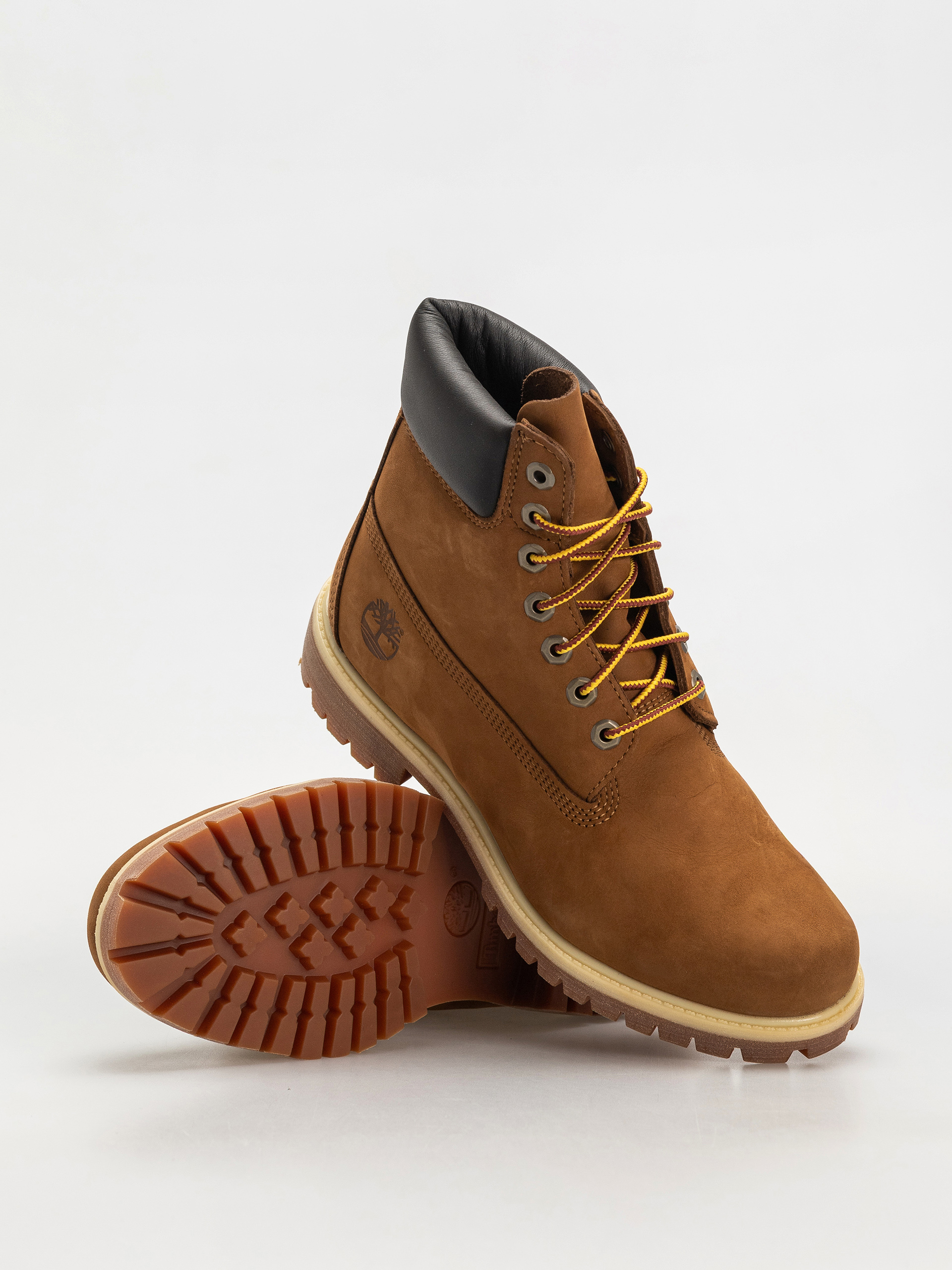 Timberland Premium 6 Inch Téli cipők (dark wheat nubuck)