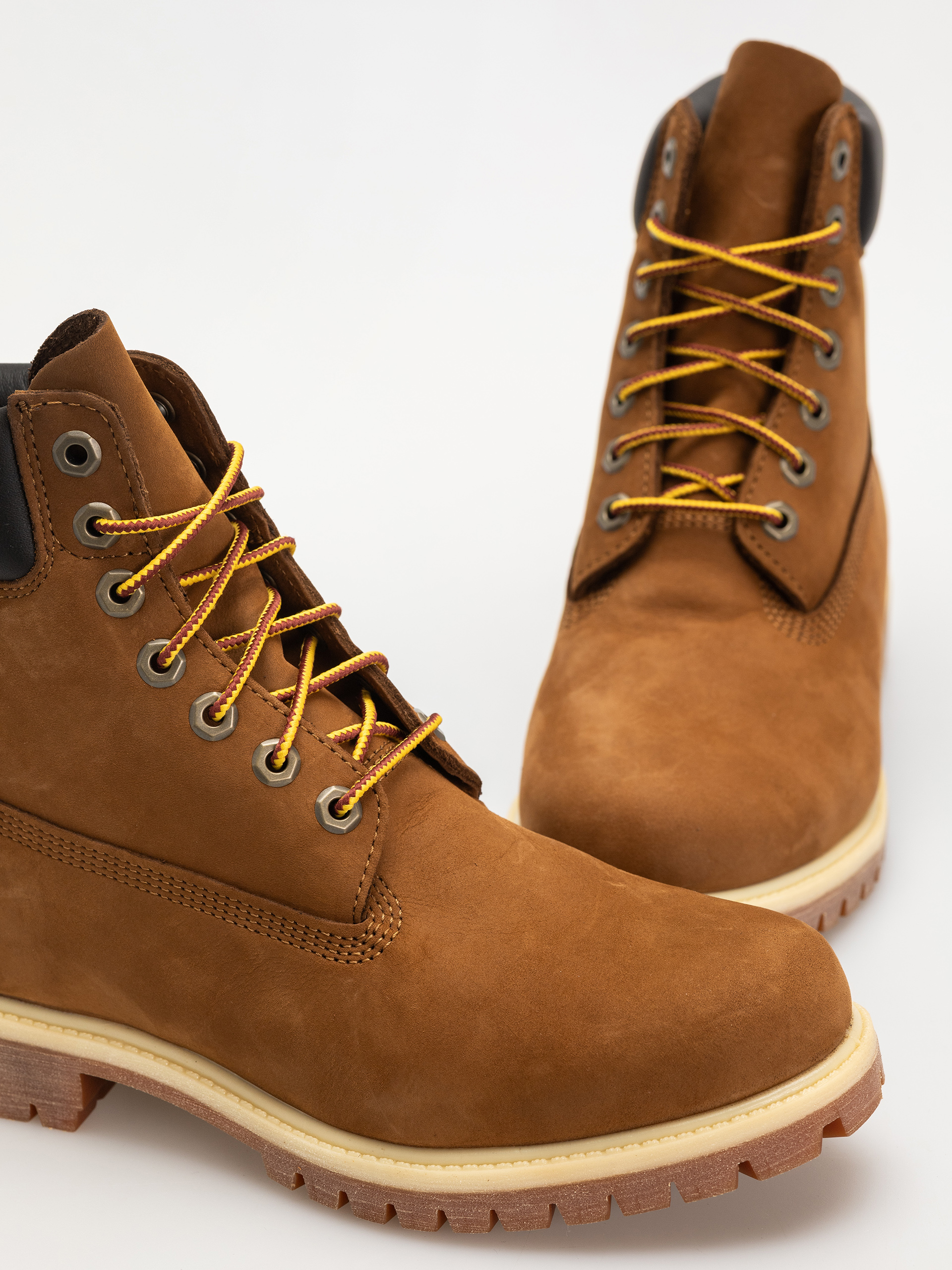 Timberland Premium 6 Inch Téli cipők (dark wheat nubuck)