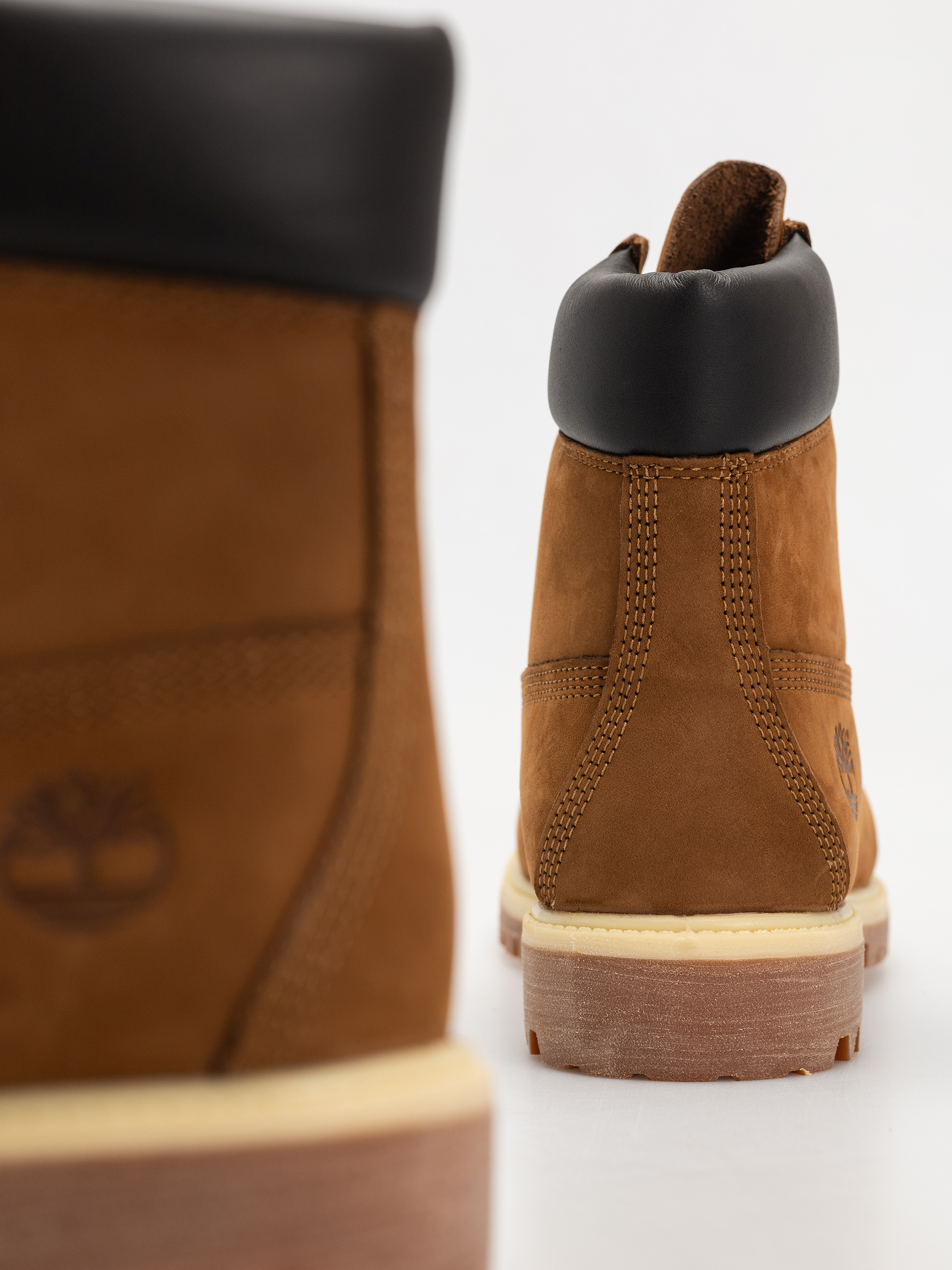 Timberland Premium 6 Inch Téli cipők (dark wheat nubuck)