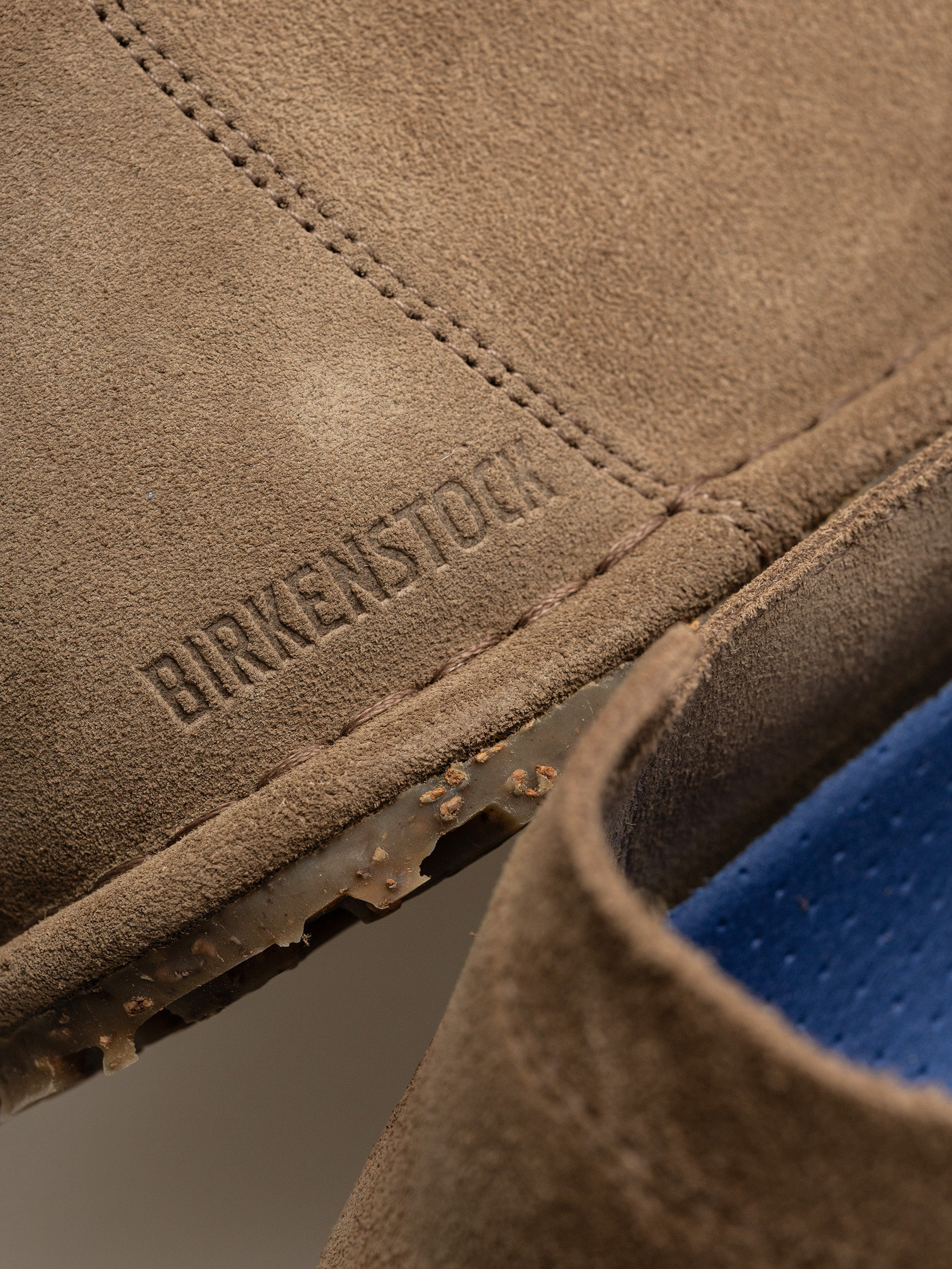 Flip-flop papucsok Birkenstock Utti Lace Suede Leather Regular (gray taupe)