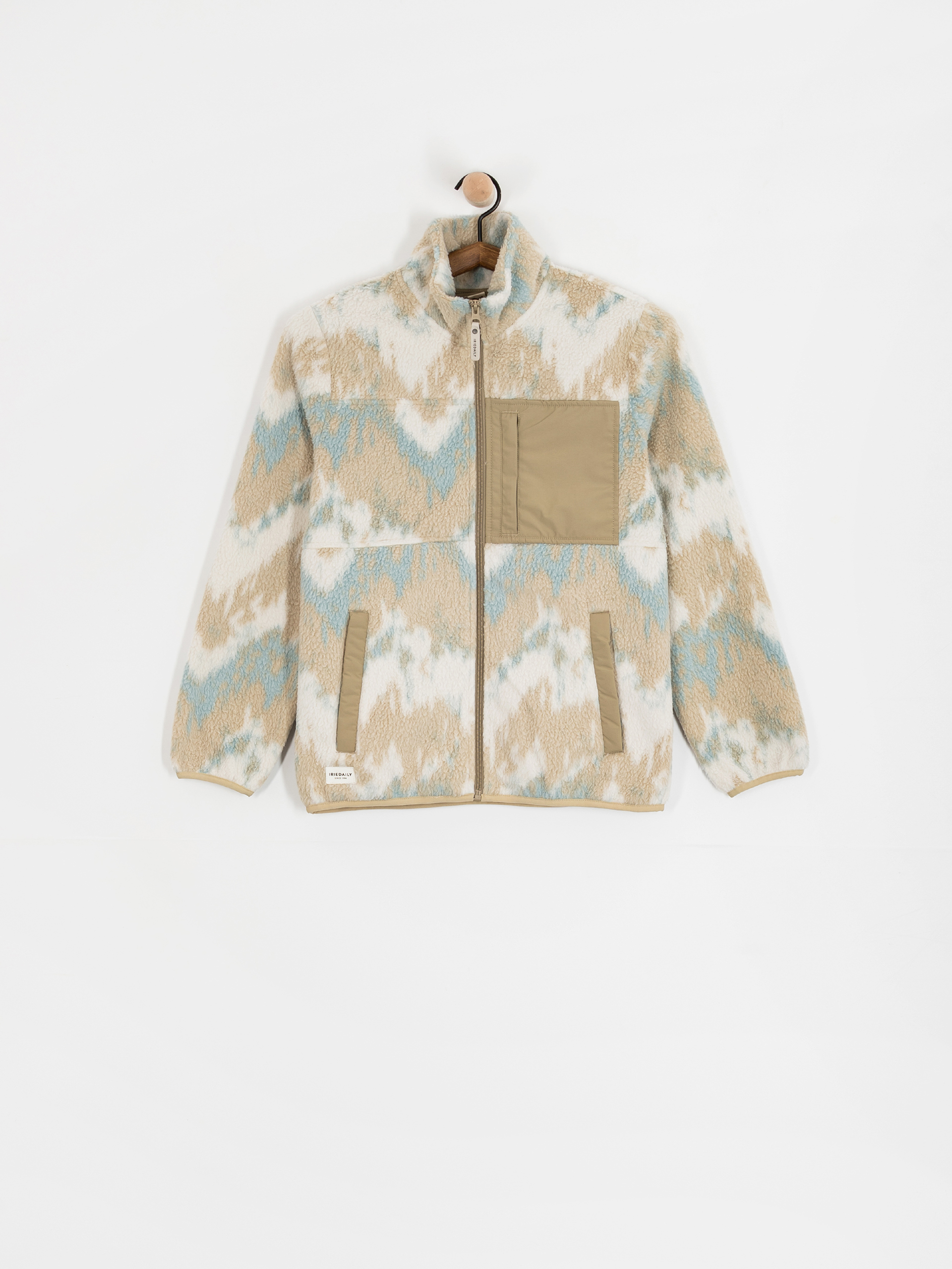 Iriedaily Arkta Teddy 2 Dzseki Wmn (khaki grey)