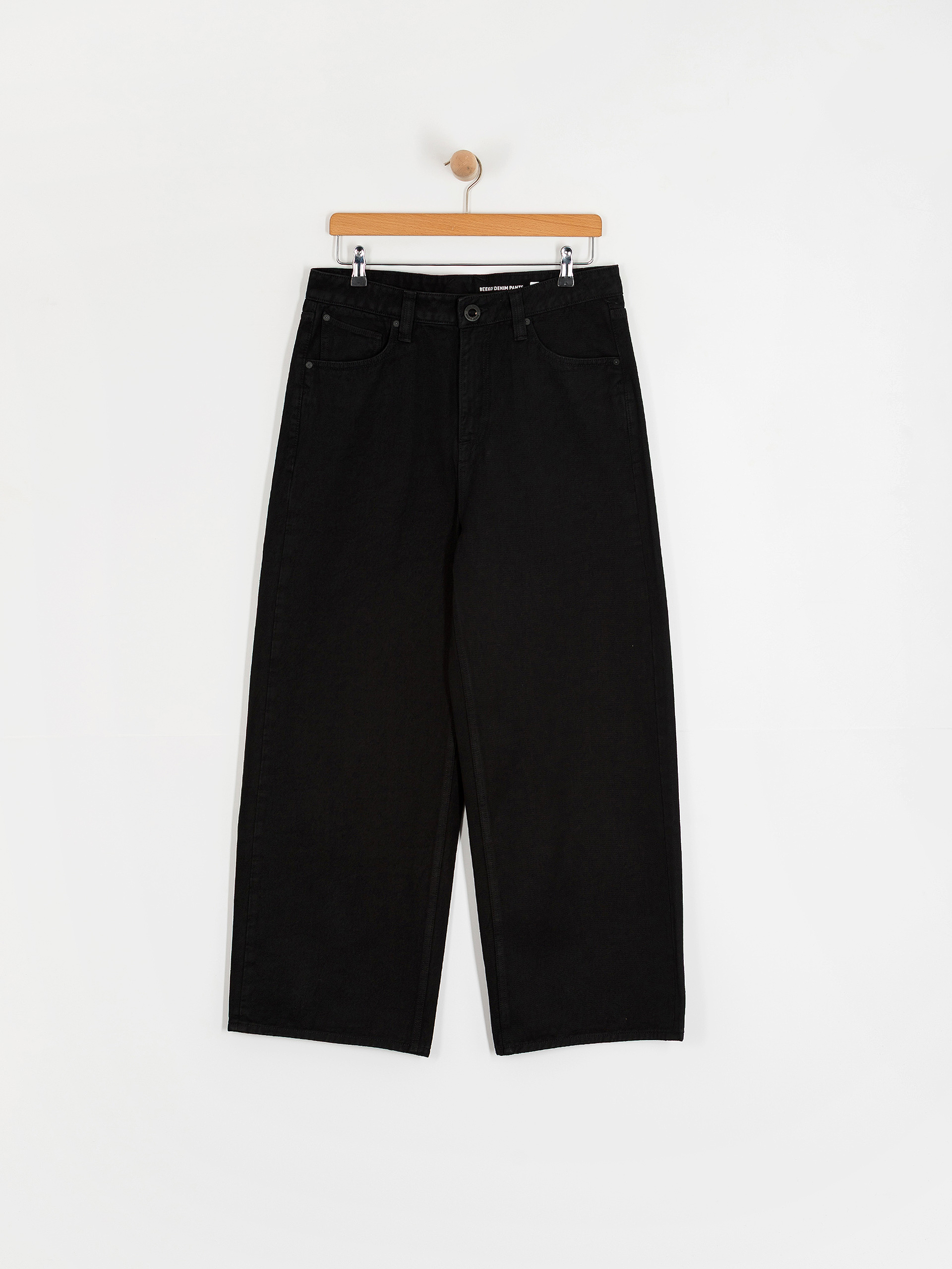 Volcom Beeggy Denim Kisnadrág Wmn (black combo)
