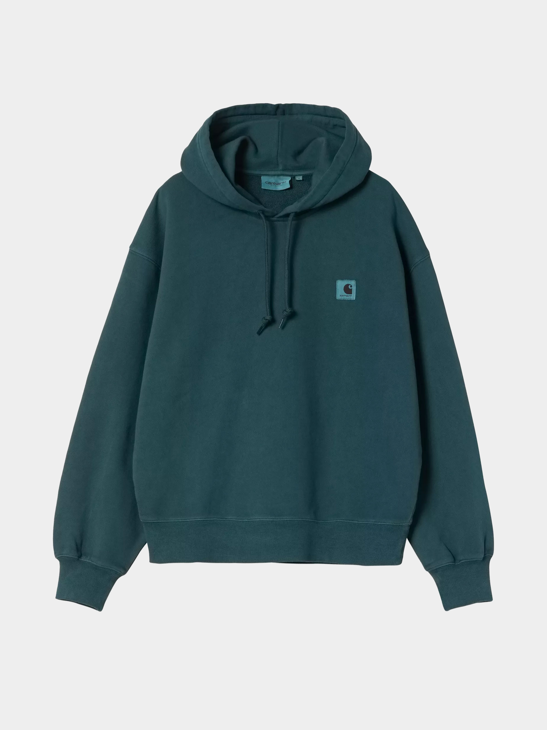 Kapucnis pulu00f3ver Carhartt WIP Nelson HD Wmn (deep lagoon/garment dyed)