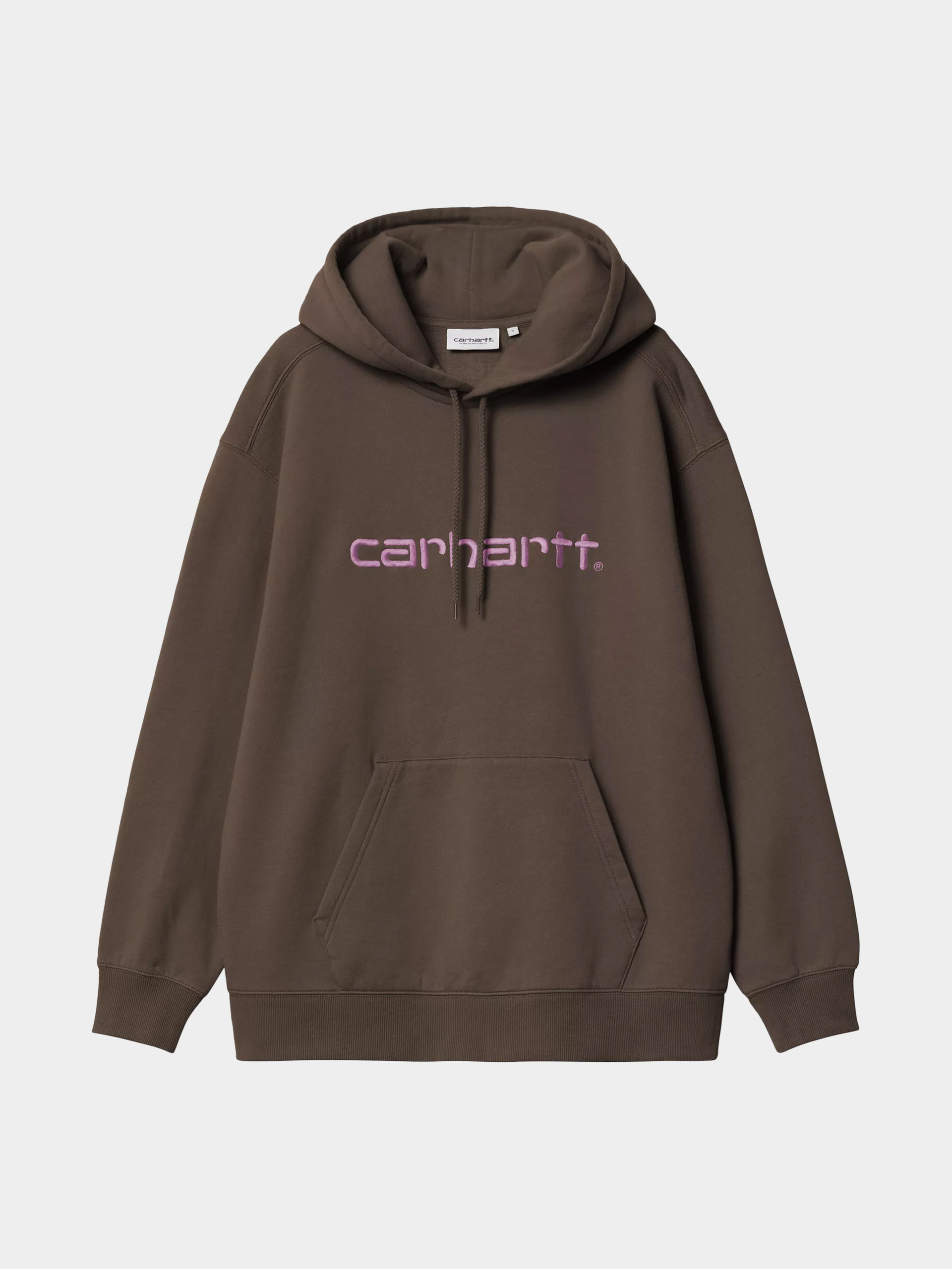 Kapucnis pulóver Carhartt WIP Carhartt HD Wmn (vitola/phlox)