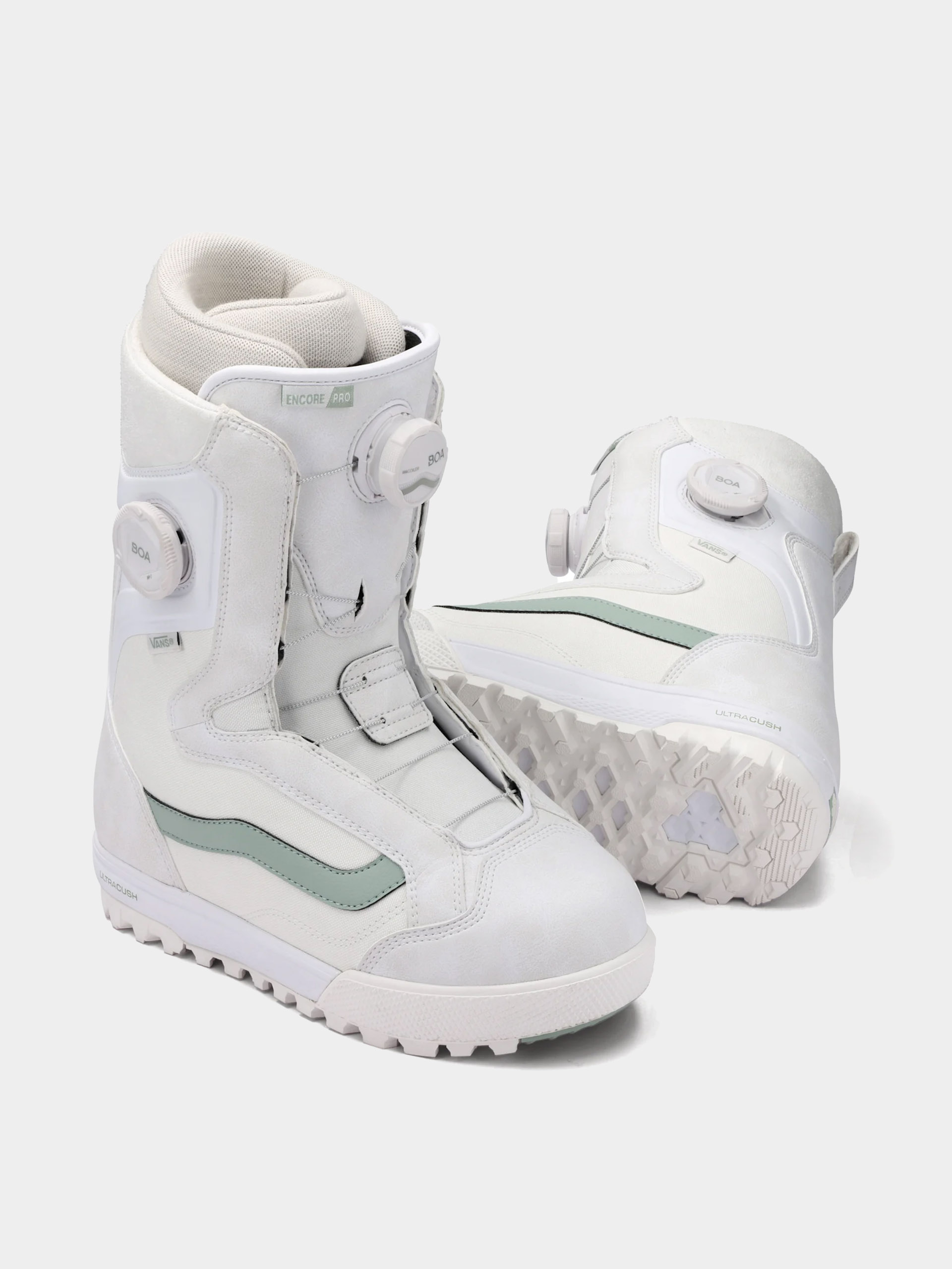 Női Snowboard cipők Vans Encore Pro (30th anniversary white/gray olive)
