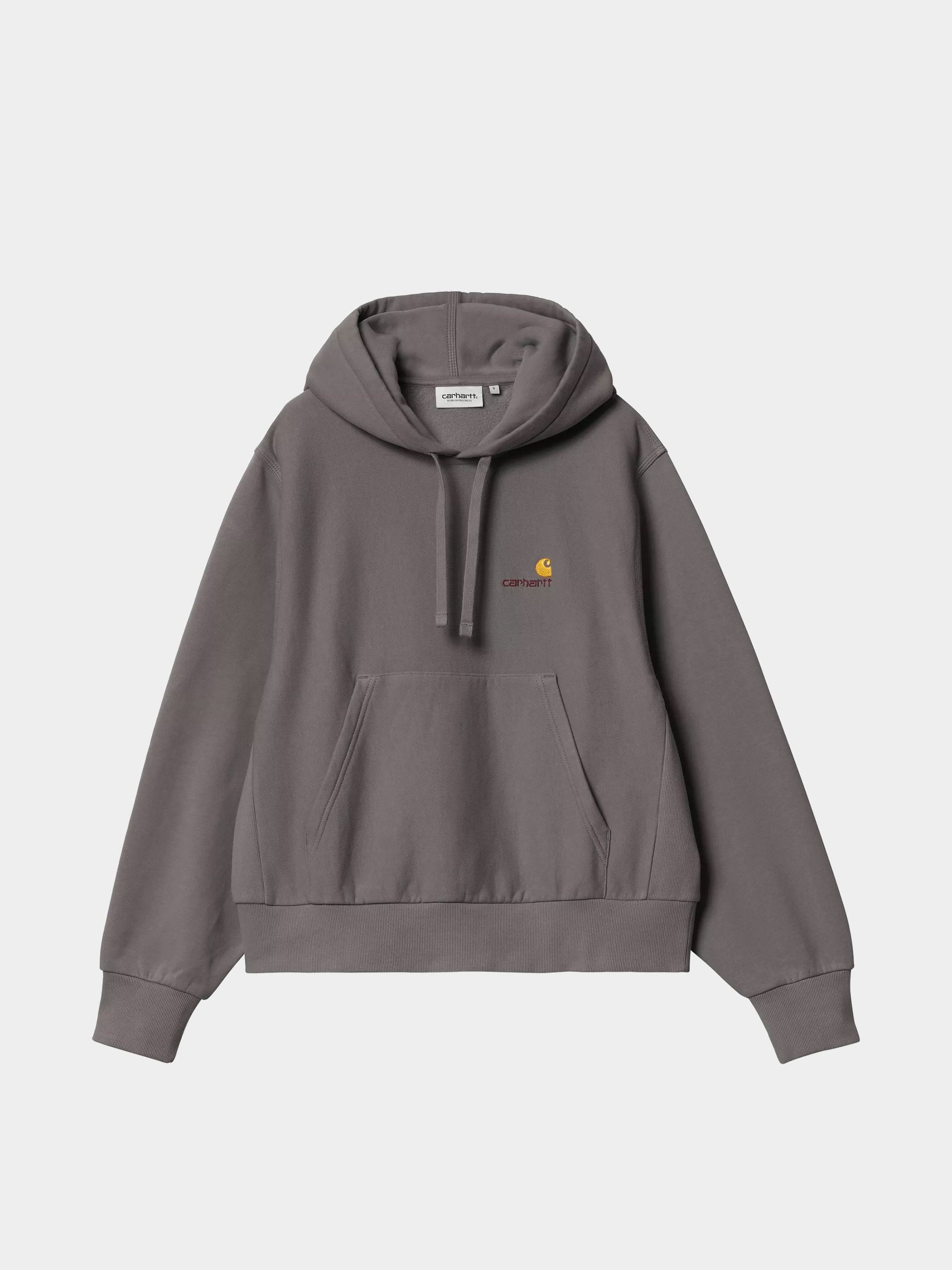 Kapucnis pulóver Carhartt WIP American Script HD Wmn (porphyry)