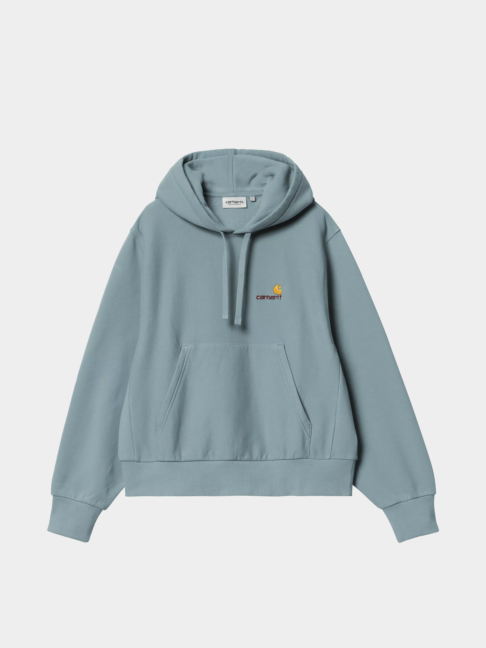 Kapucnis pulóver Carhartt WIP American Script HD Wmn (citadel)
