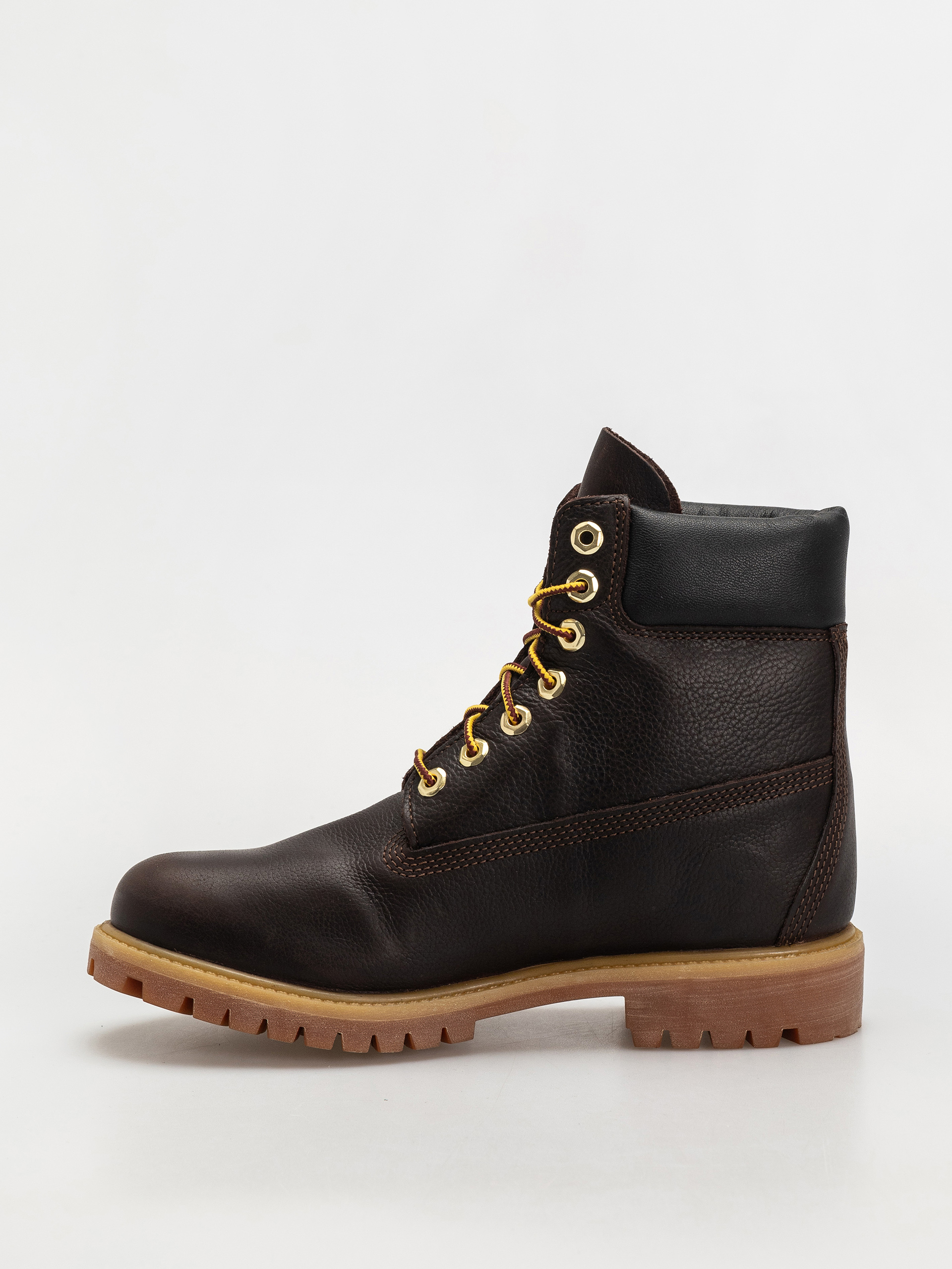 Timberland Premium 6 Inch Téli cipők (dk brown full grain w blk)
