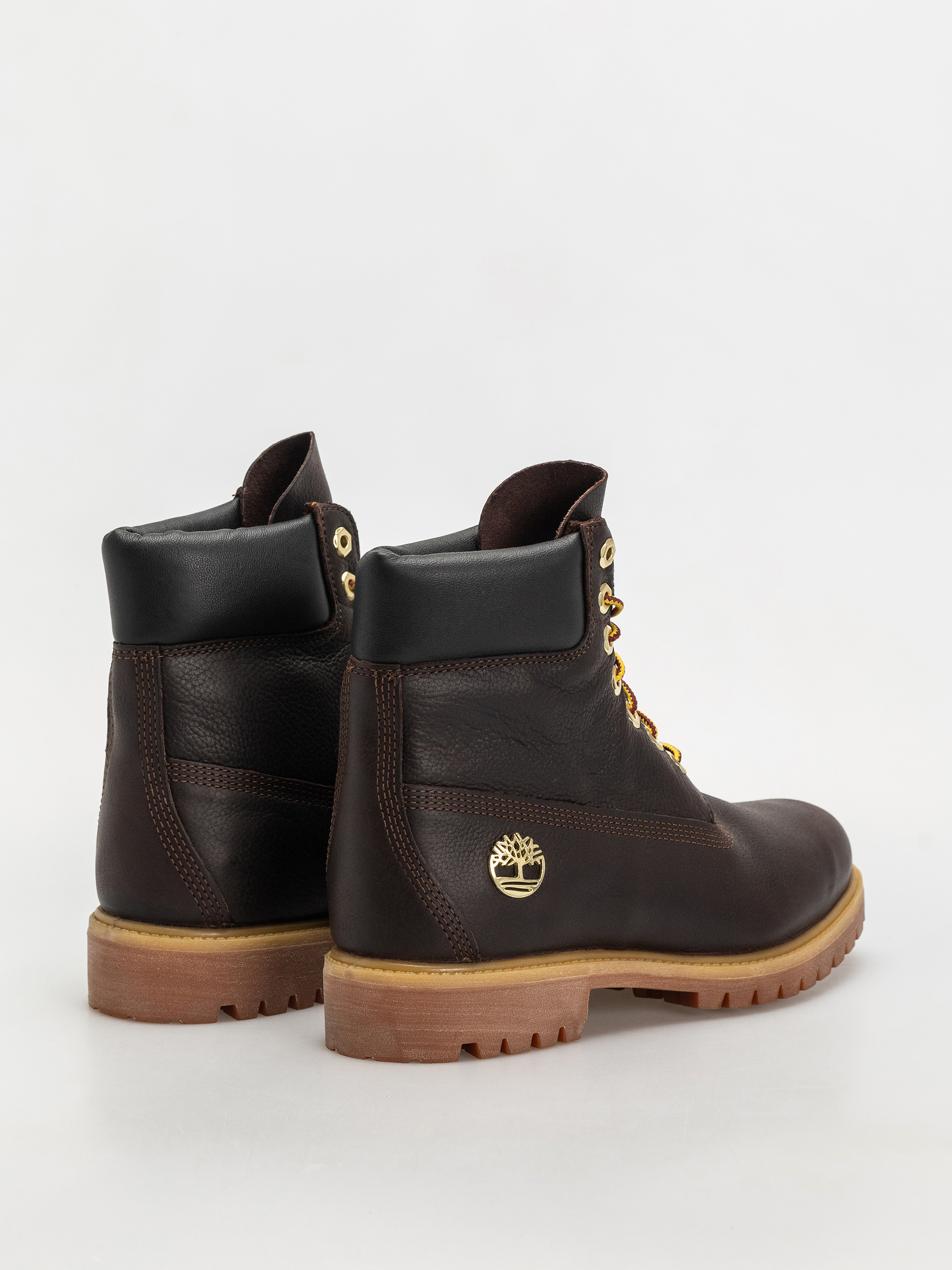 Timberland Premium 6 Inch Téli cipők (dk brown full grain w blk)