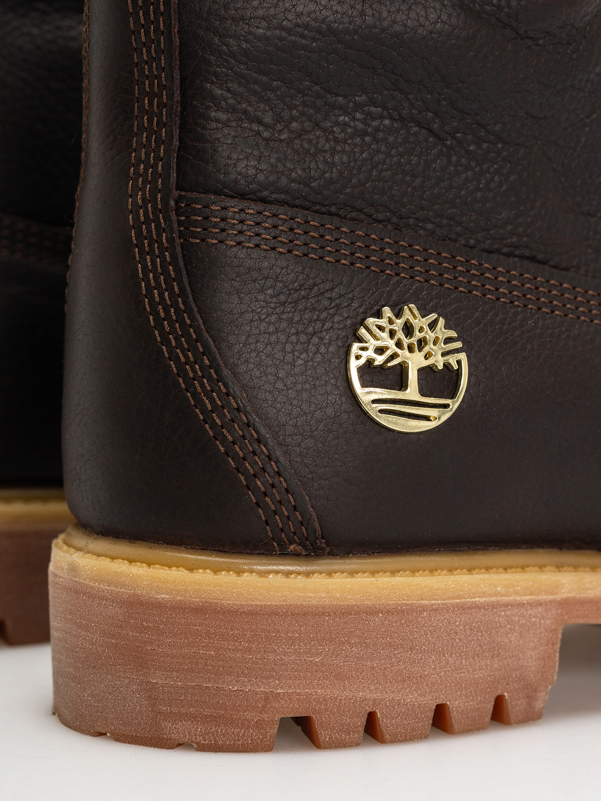 Timberland Premium 6 Inch Téli cipők (dk brown full grain w blk)