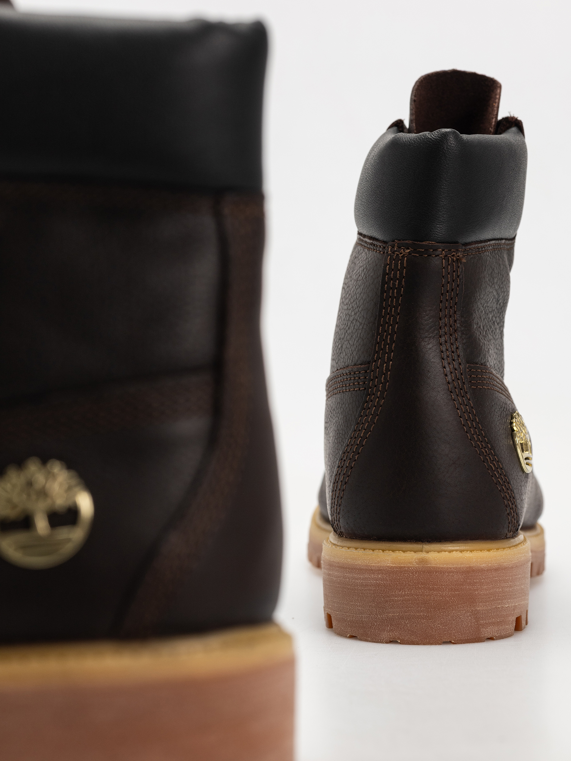 Timberland Premium 6 Inch Téli cipők (dk brown full grain w blk)