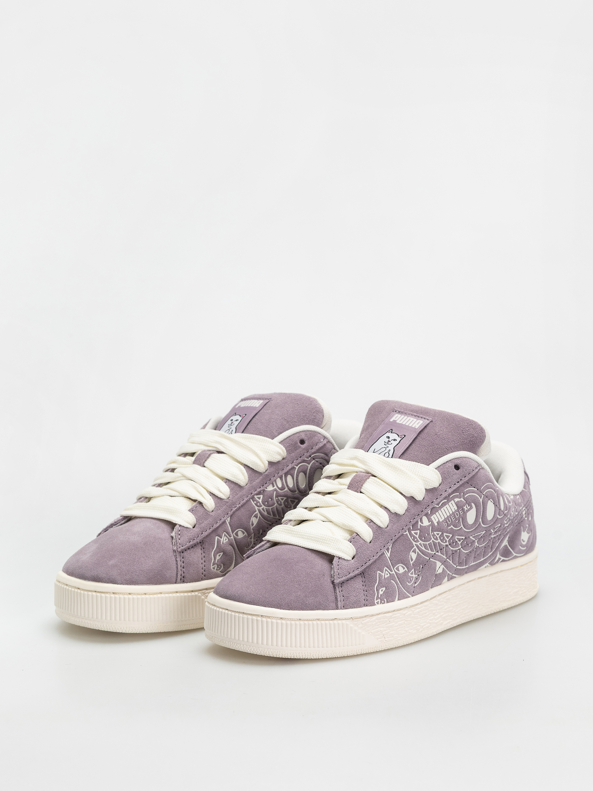Puma X RipNDip Suede XL Cipők (raisin/warm white)