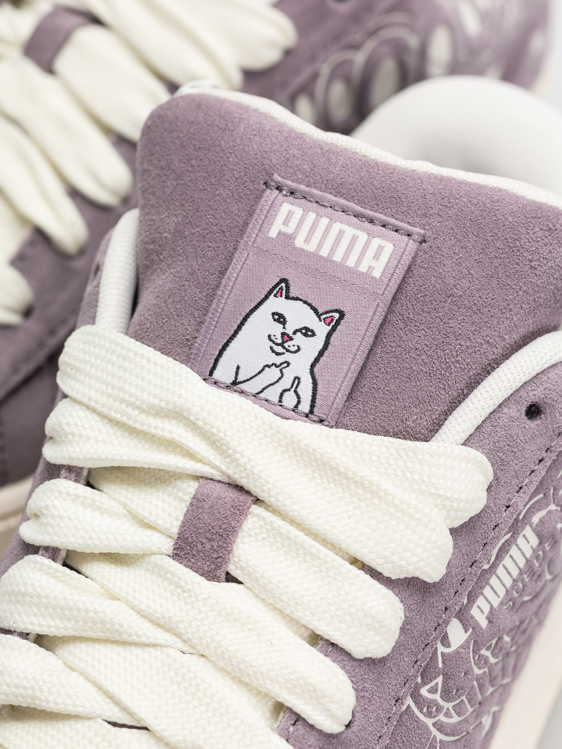 Puma X RipNDip Suede XL Cipők (raisin/warm white)