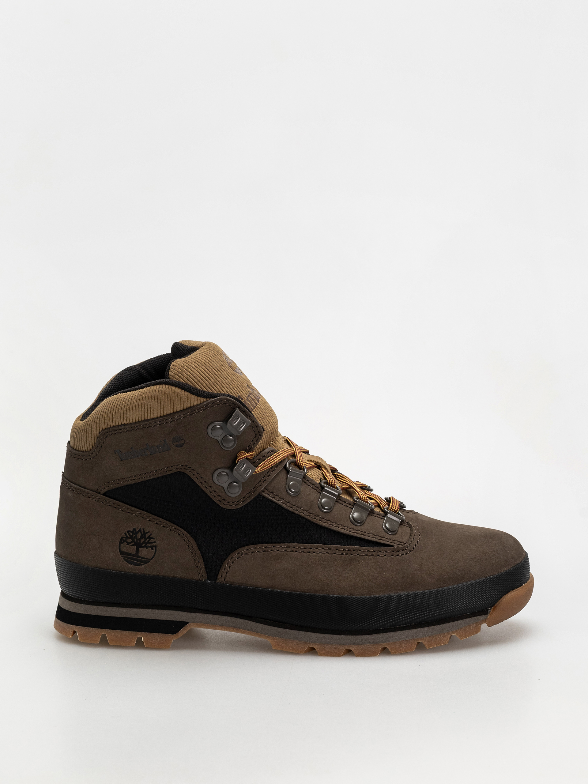 Timberland Euro Hiker Tu00e9li cipu0151k (dark brown nubuck w black)