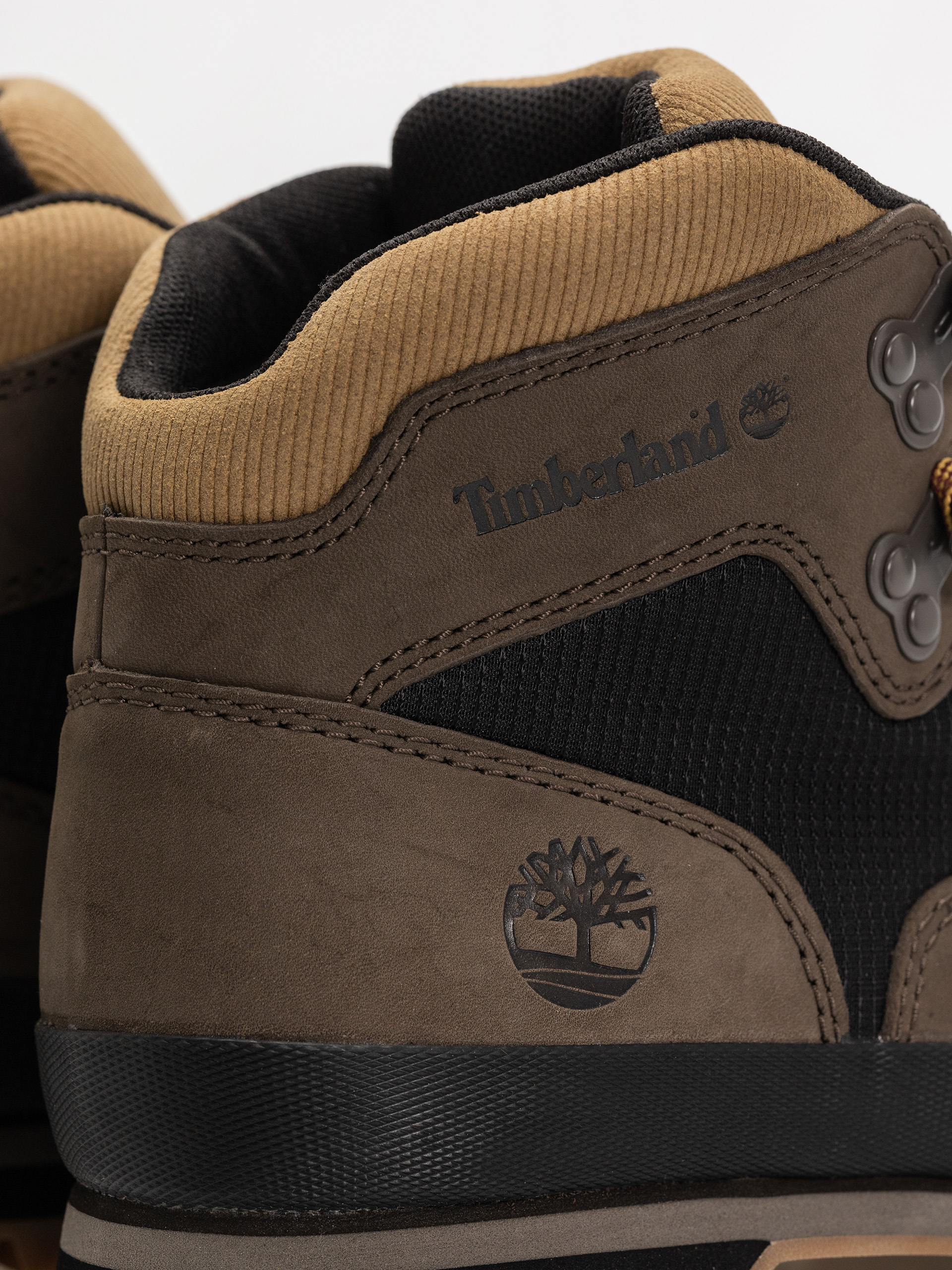 Timberland zimowe Euro Hiker Cipők (dark brown nubuck w black)