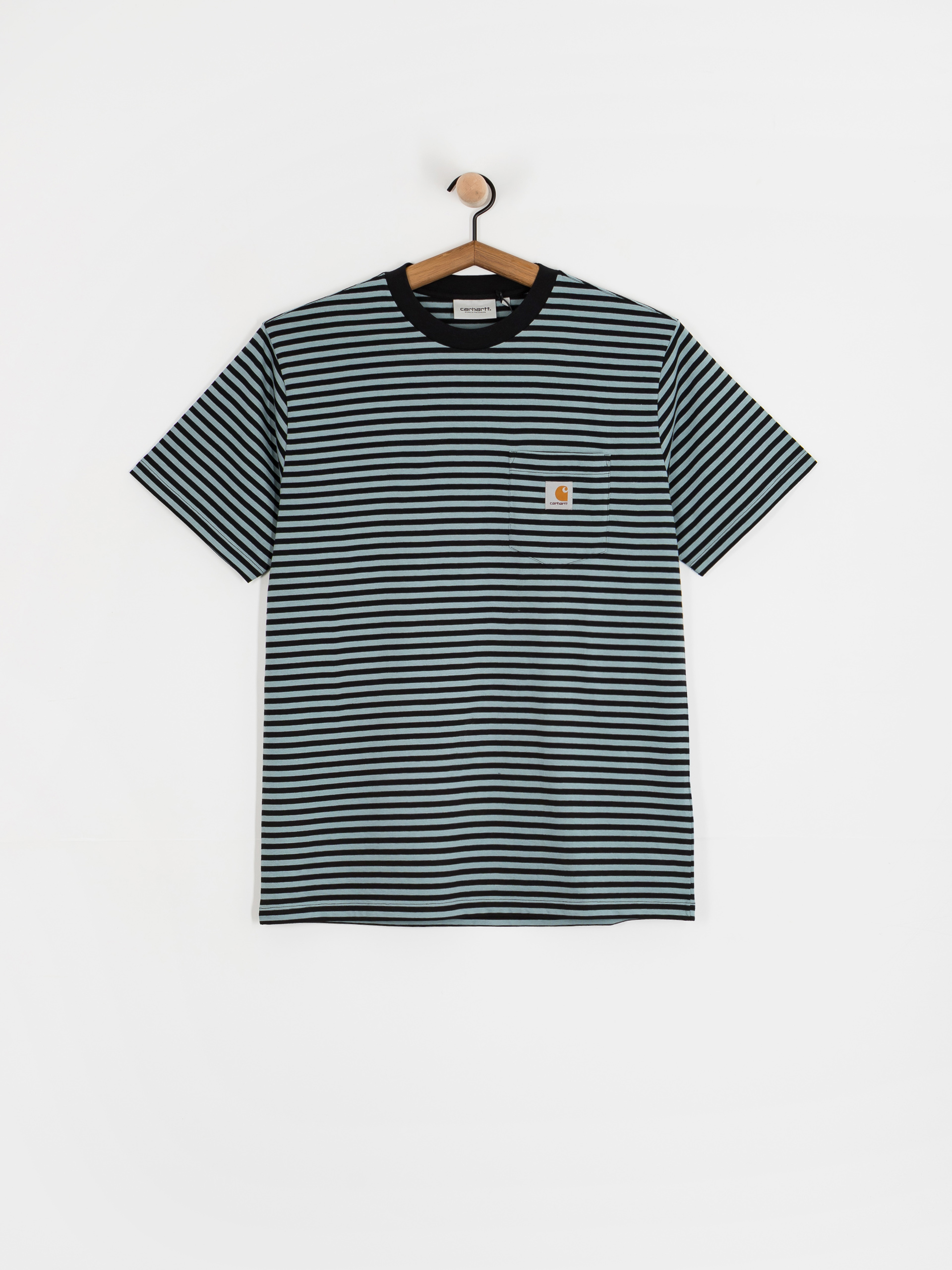 Carhartt WIP Verner Pocket Pu00f3lu00f3 (verner stripe/black/citadel)