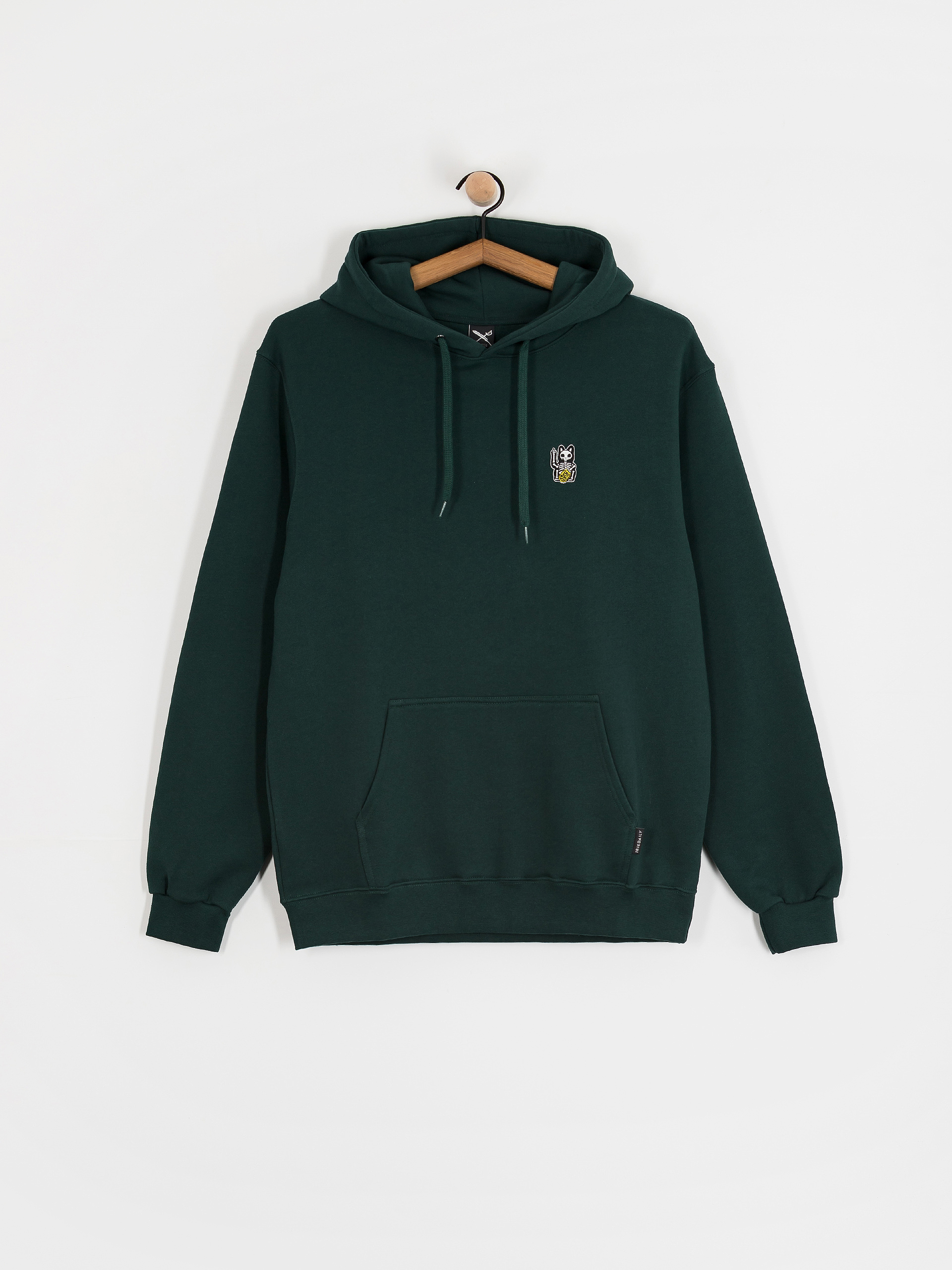 Kapucnis pulóver Iriedaily Bone Cat HD (nightforest)