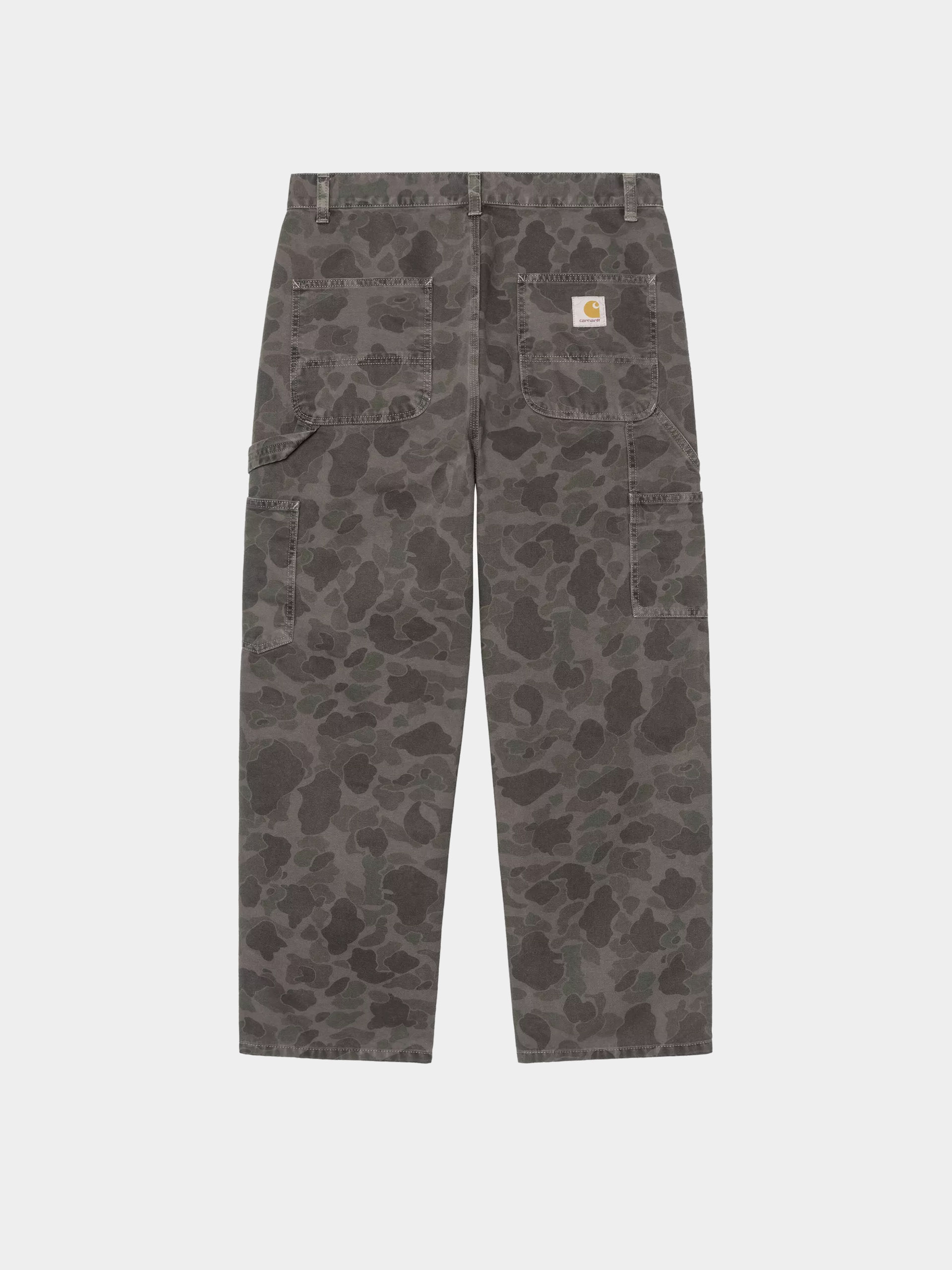 Kisnadrág Carhartt WIP Duck Single Knee (camo duck/green/porphyry/garment dyed)