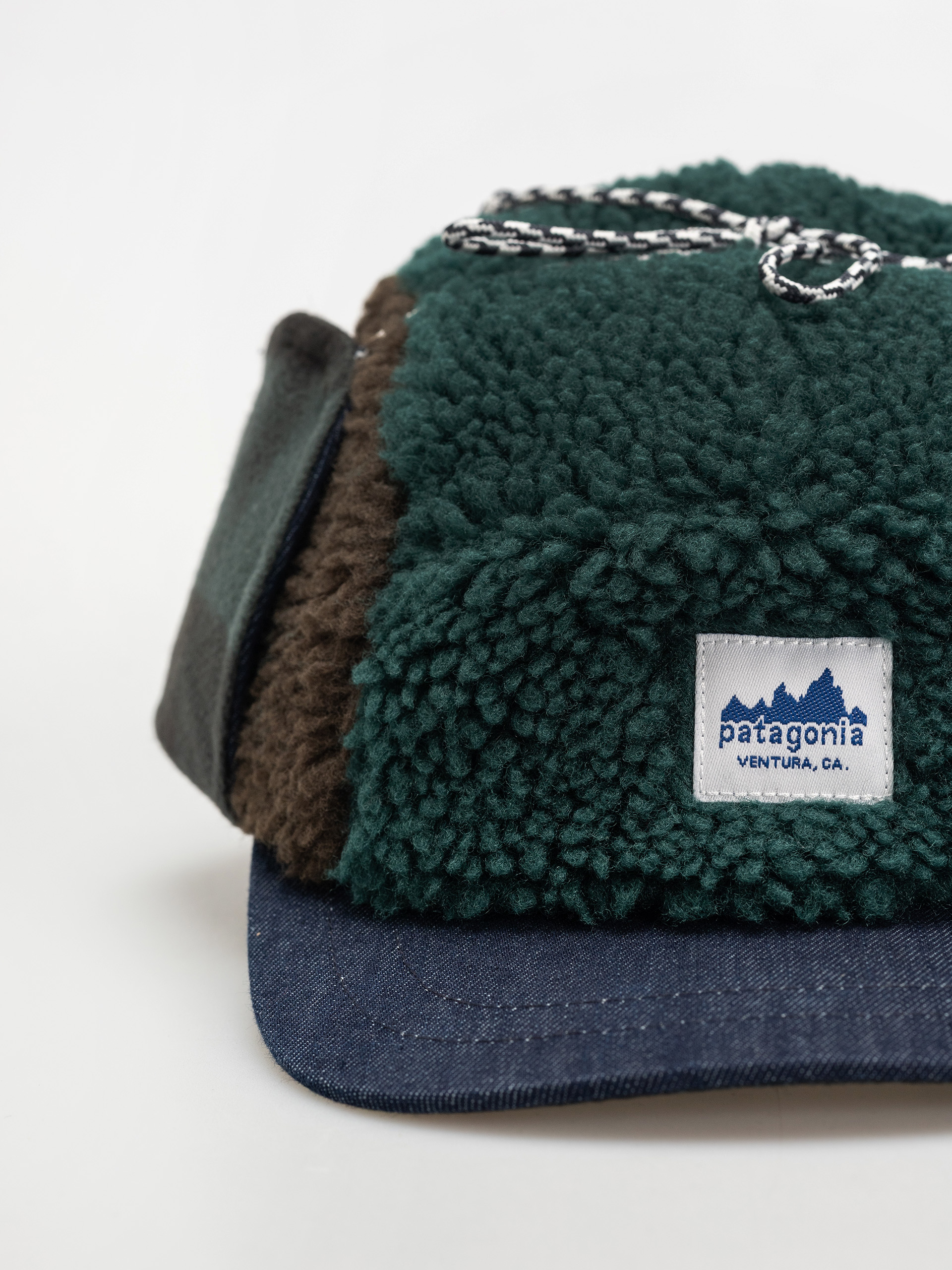 Patagonia Range Earflap Baseball sapka (cascade green)