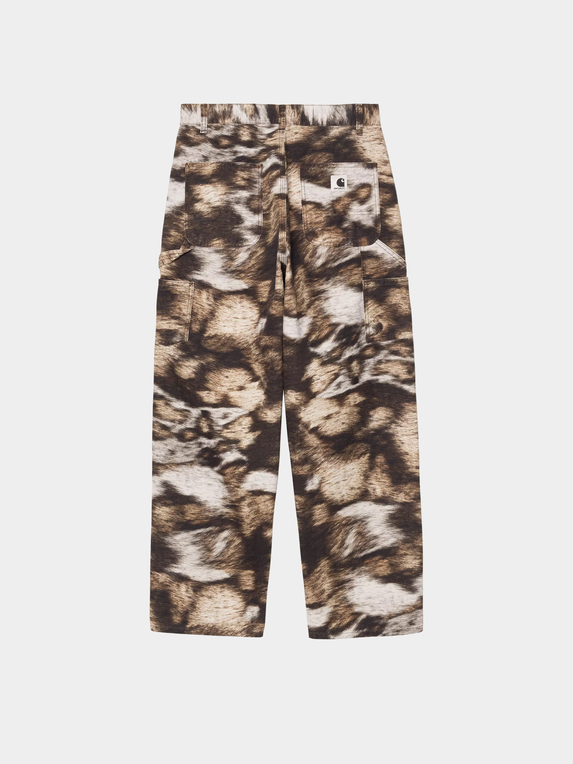 Kisnadrág Carhartt WIP Brandon Single Knee Wmn (wild dog print/stone washed)