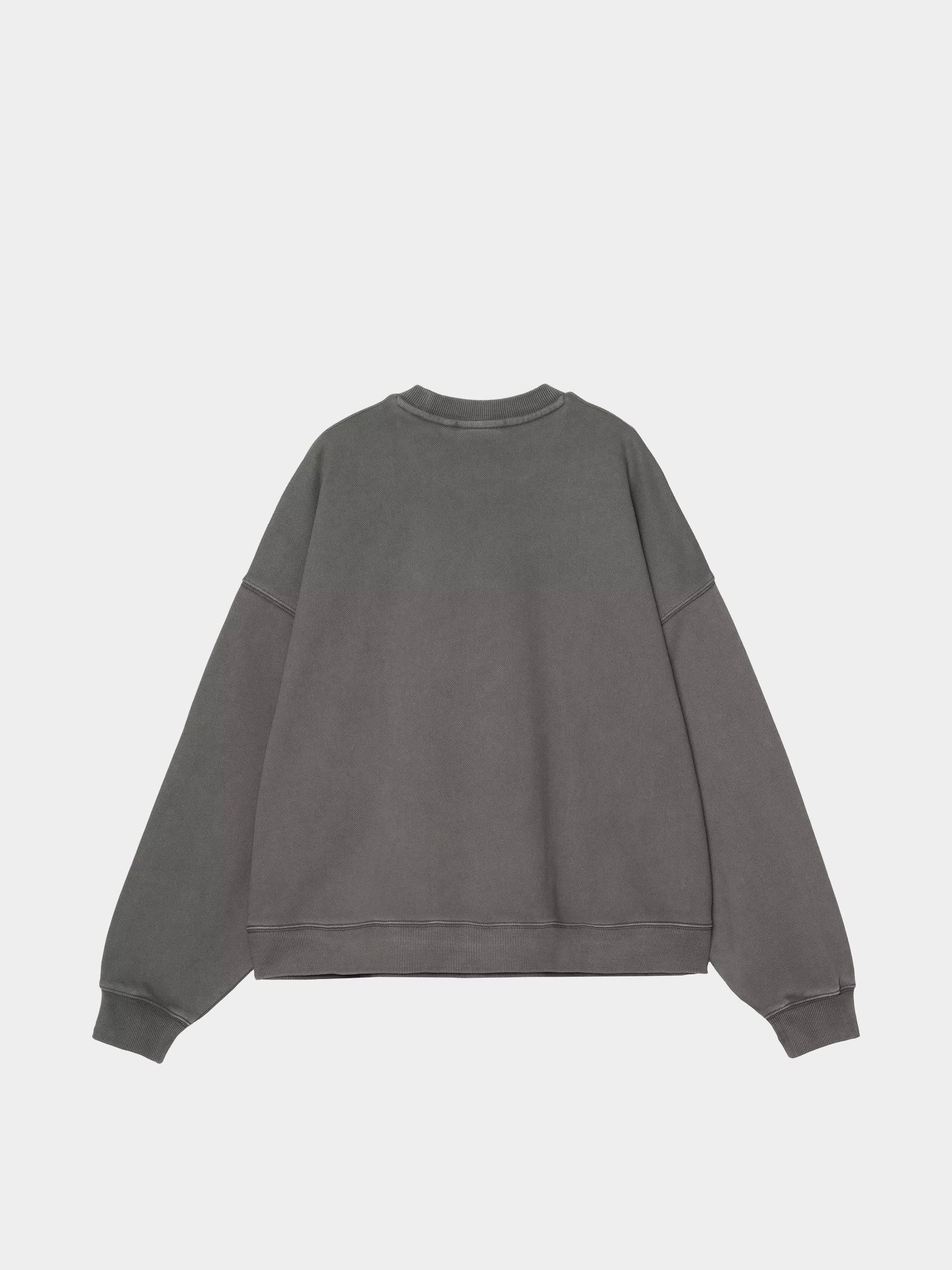 Pulóver Carhartt WIP Benton Wmn (graphite/garment dyed)