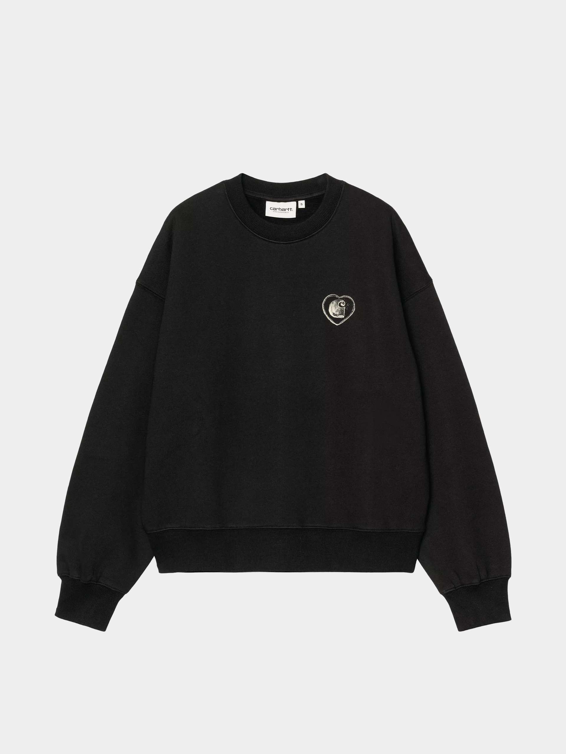 Pulóver Carhartt WIP Hearts Of Hartts Wmn (black)