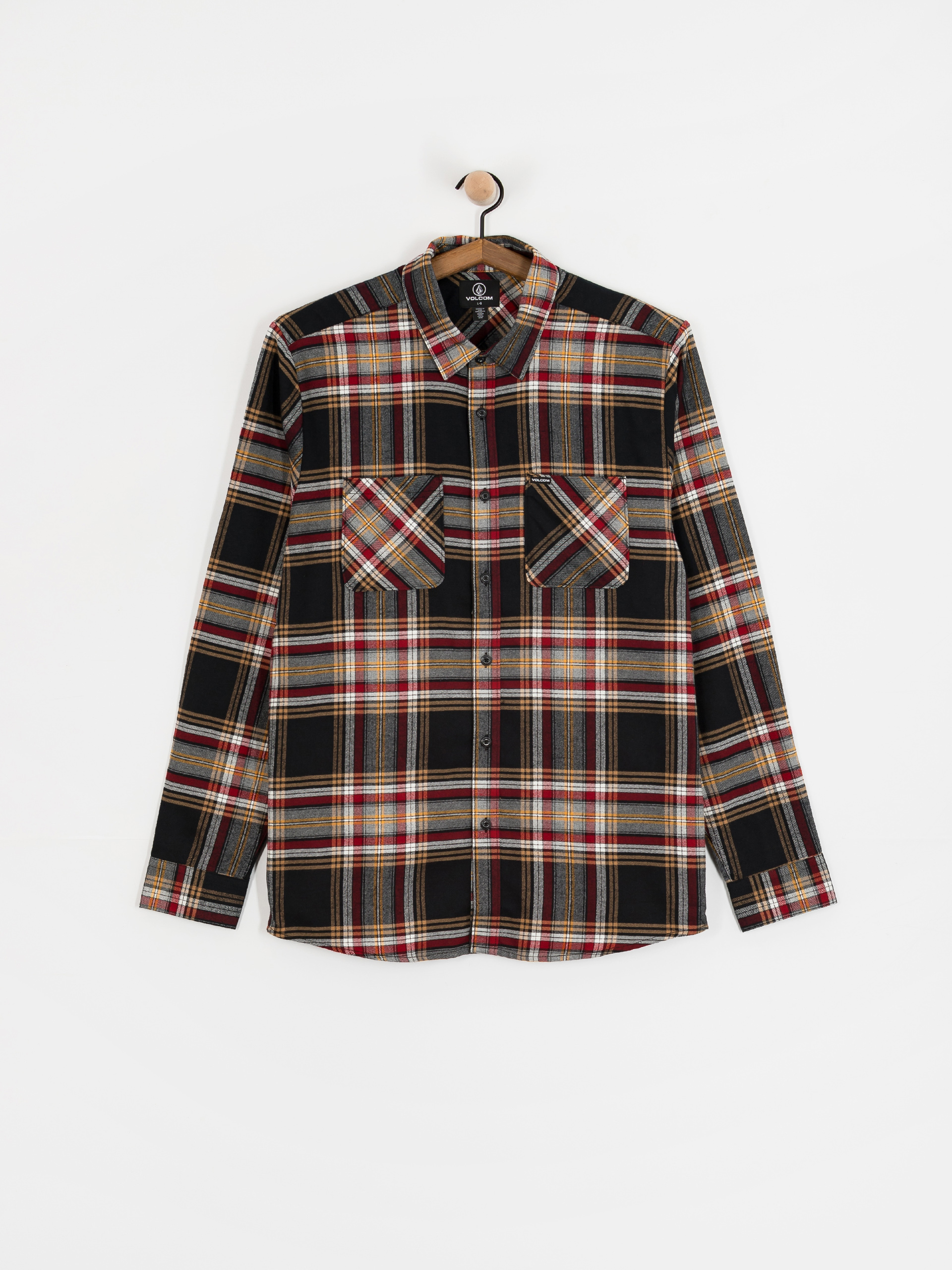 Volcom Netastone Flannel Ing (antique black)