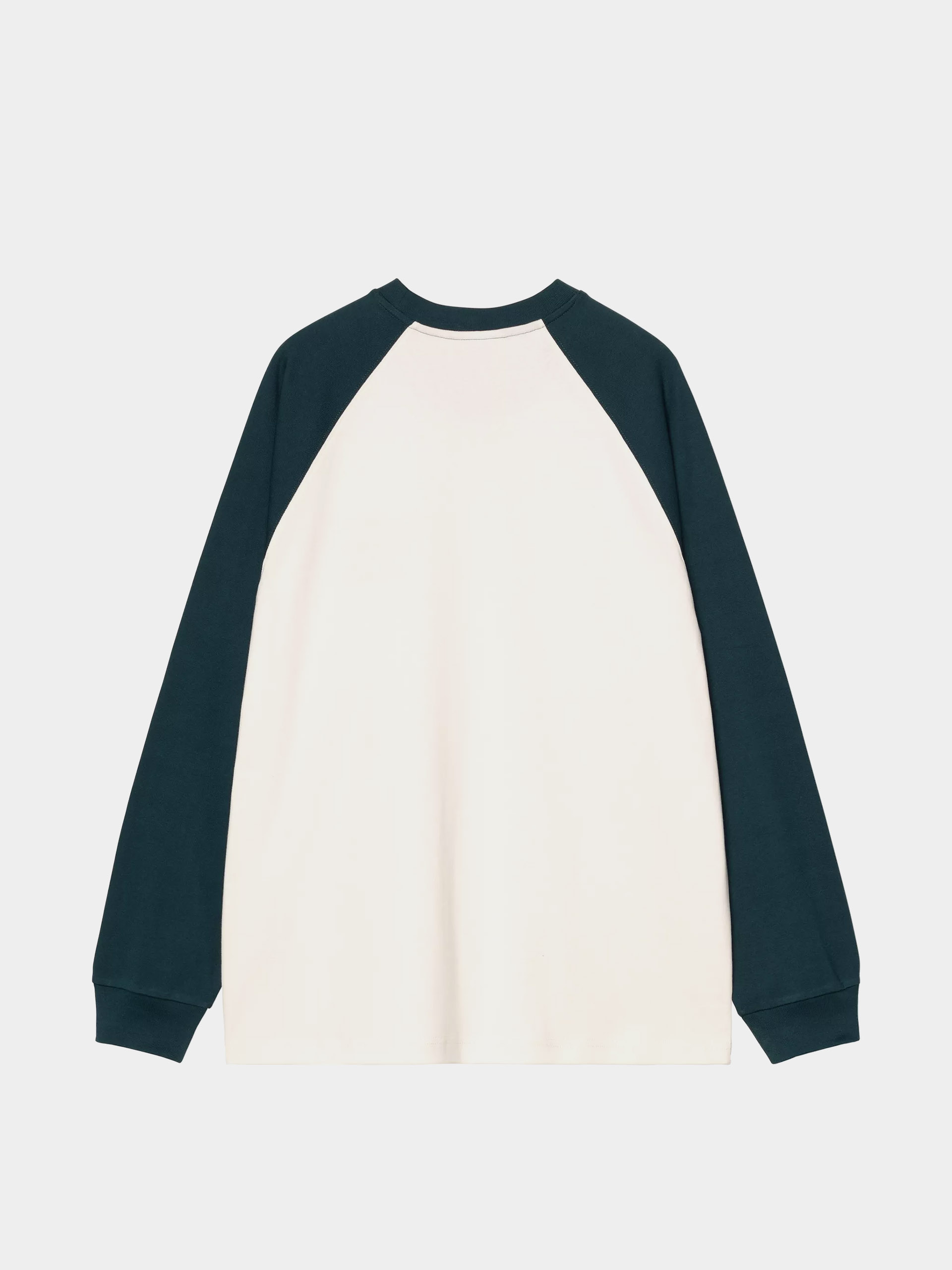 Hosszú ujjú felső Carhartt WIP Alston (wax/deep lagoon)