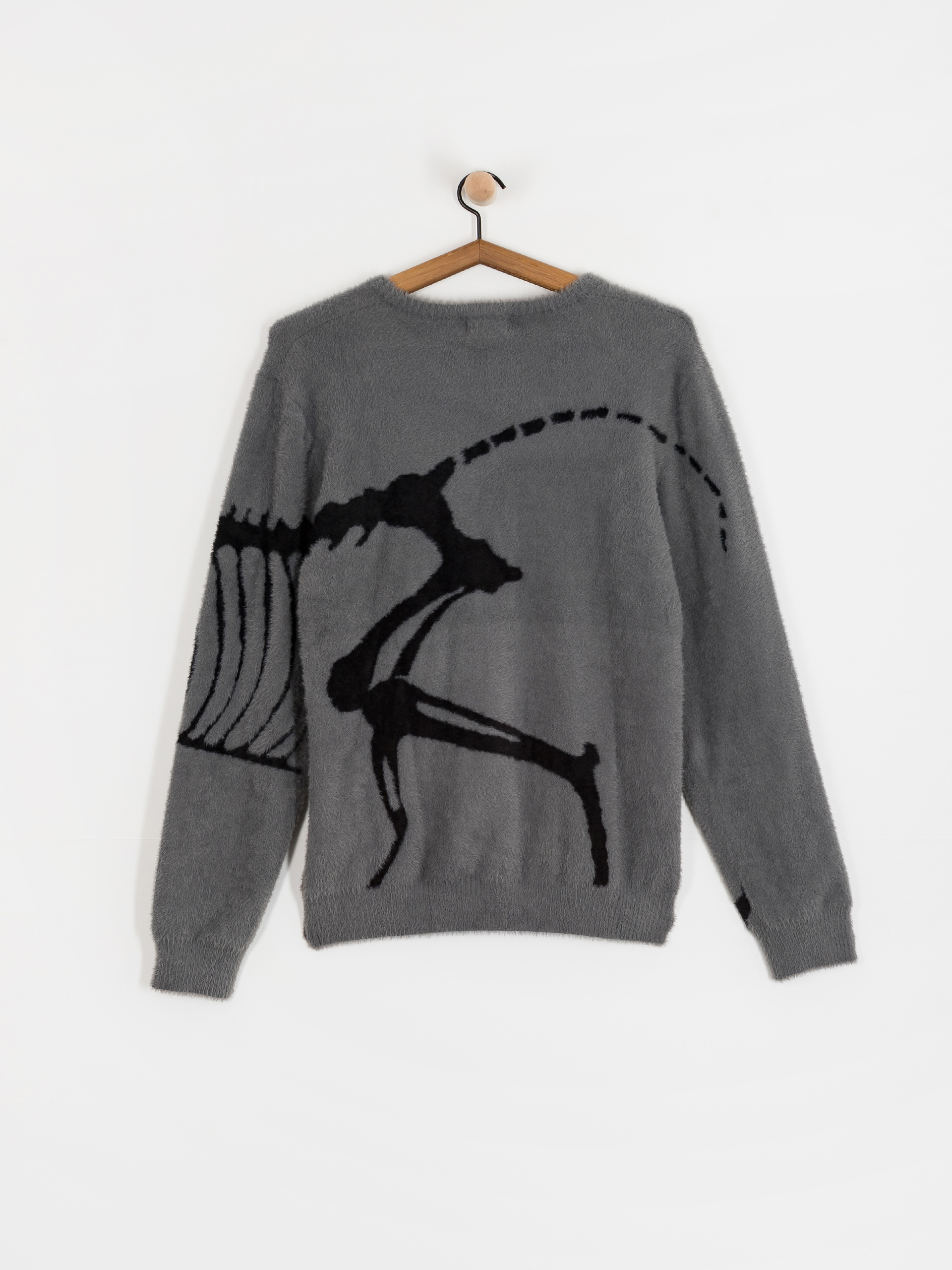 RipNDip Fossil Mohair Knit Pulóver (charcoal)