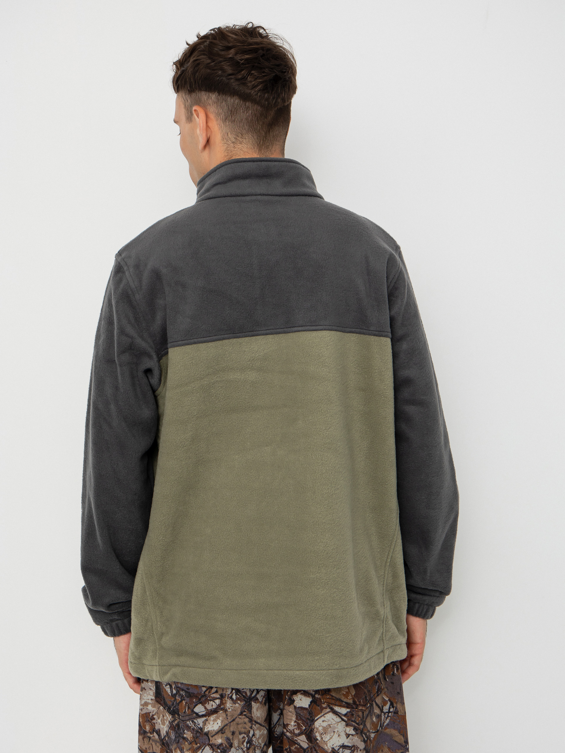 Férfi Columbia Steens Mountain Half Zip Polár pulóver (shark/stone green)