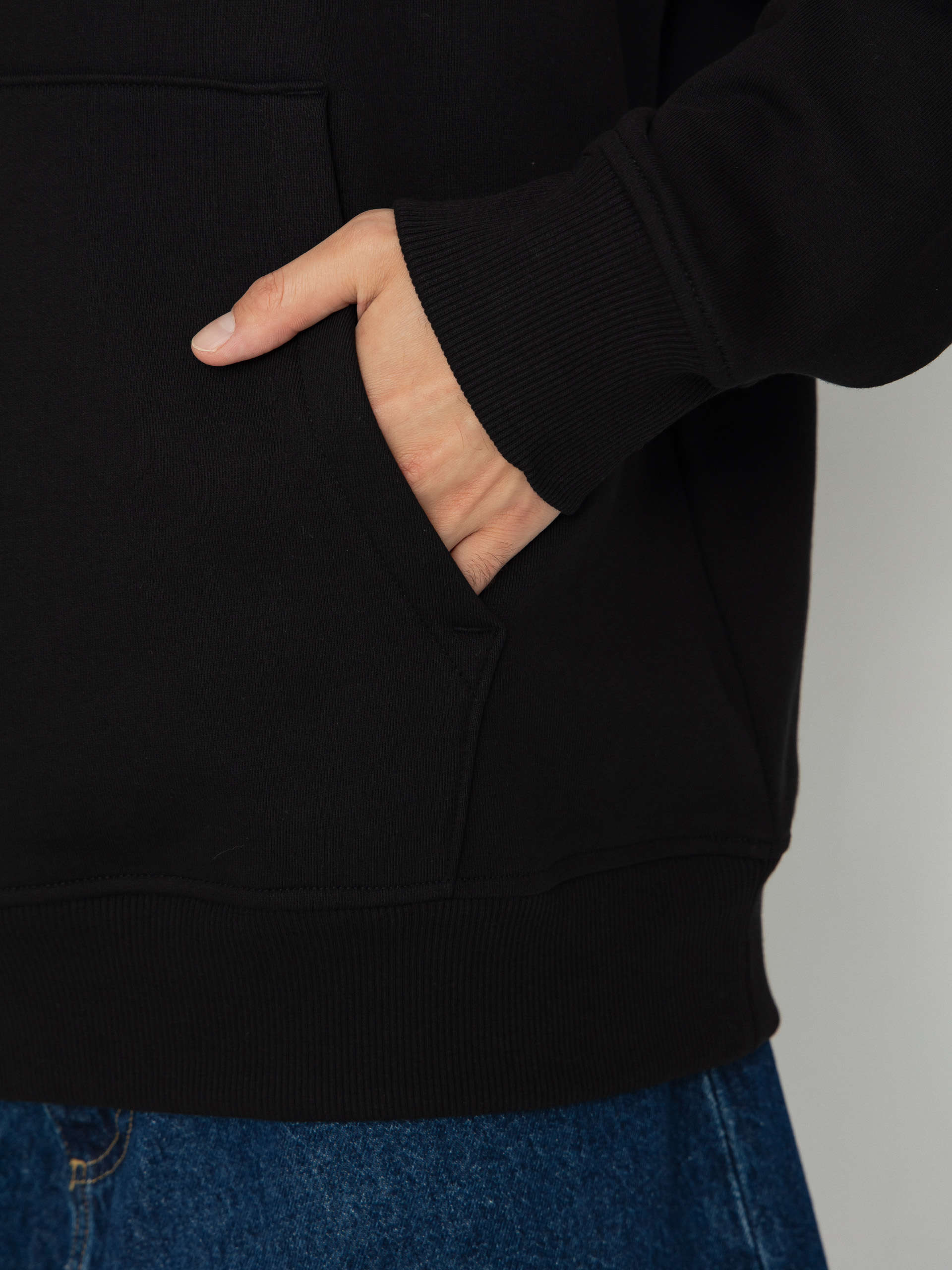 Kapucnis pulóver The North Face Icon Relaxed HD (tnf black)