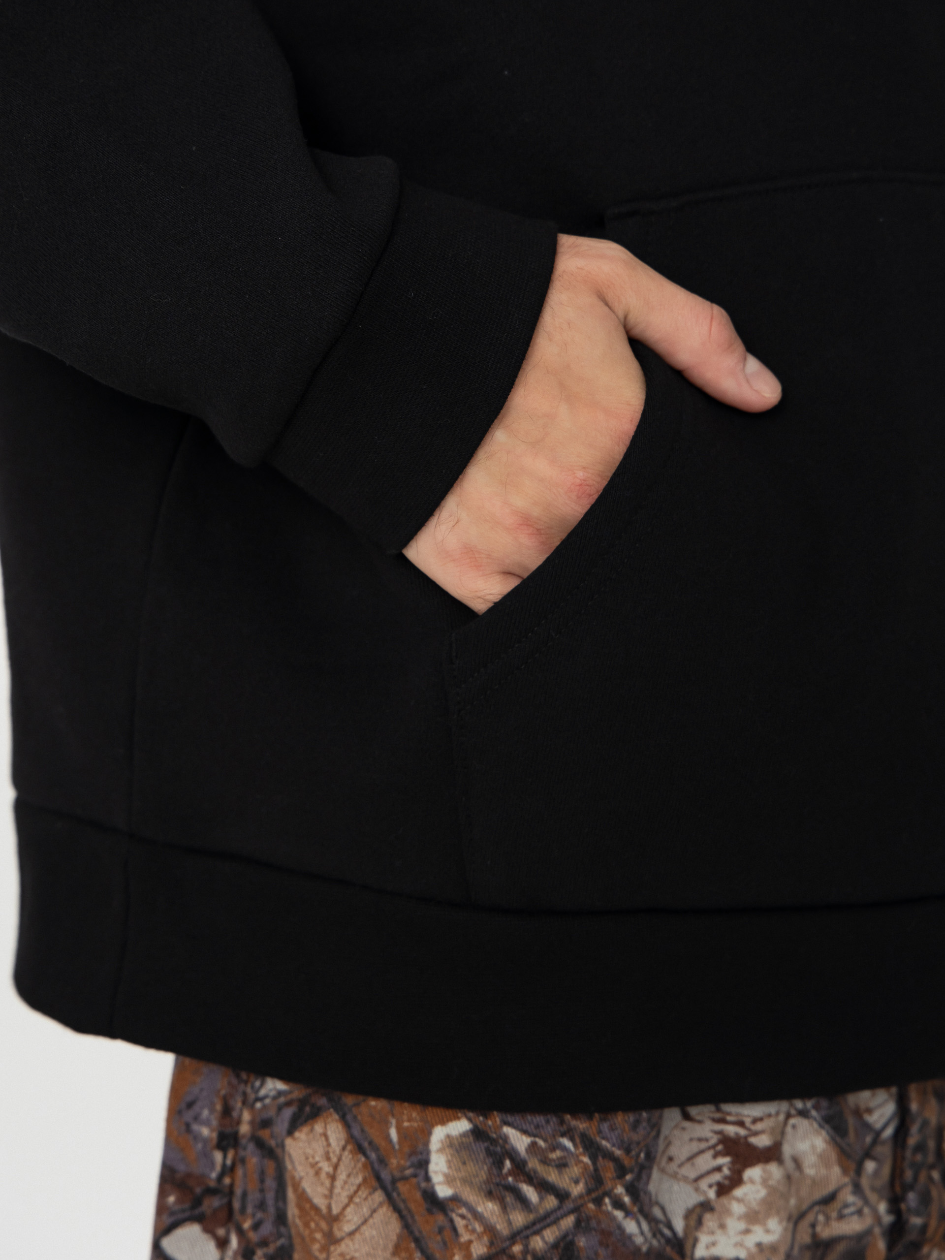 Kapucnis pulóver OBEY Bold Star Extra Heavy HD (black)