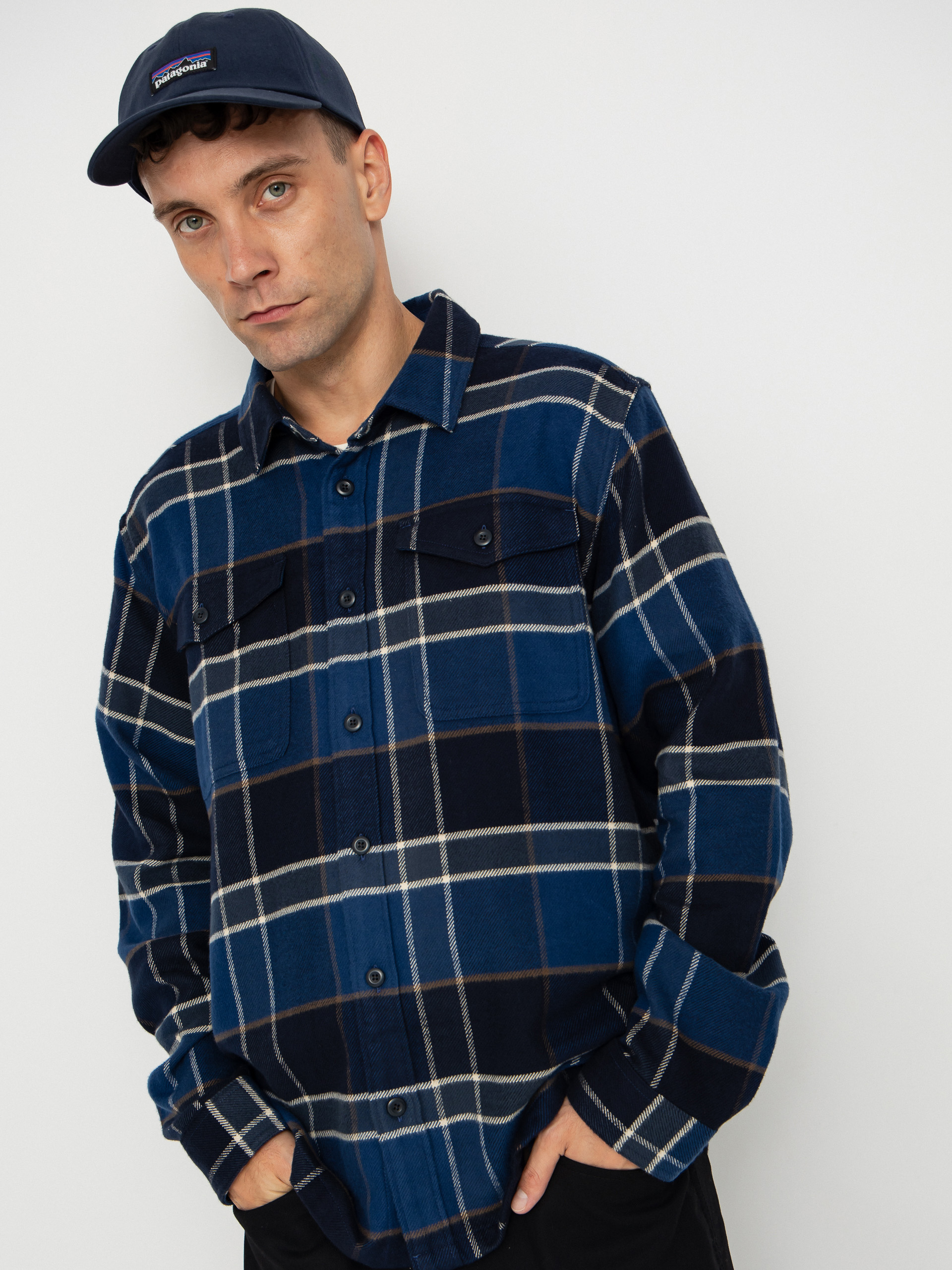 Ing Patagonia Fjord Flannel (cycles sunken blue)