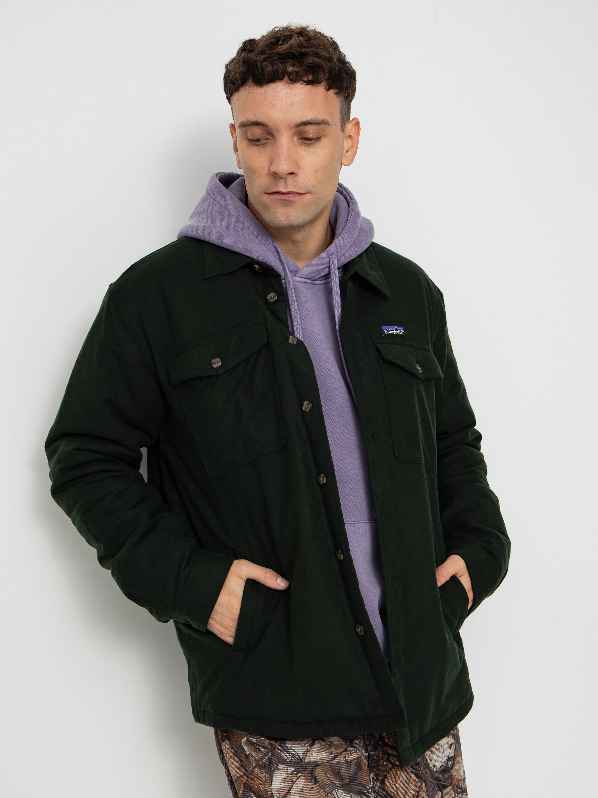 Ing Patagonia LW Insulated Fjord Flannel (old growth green)