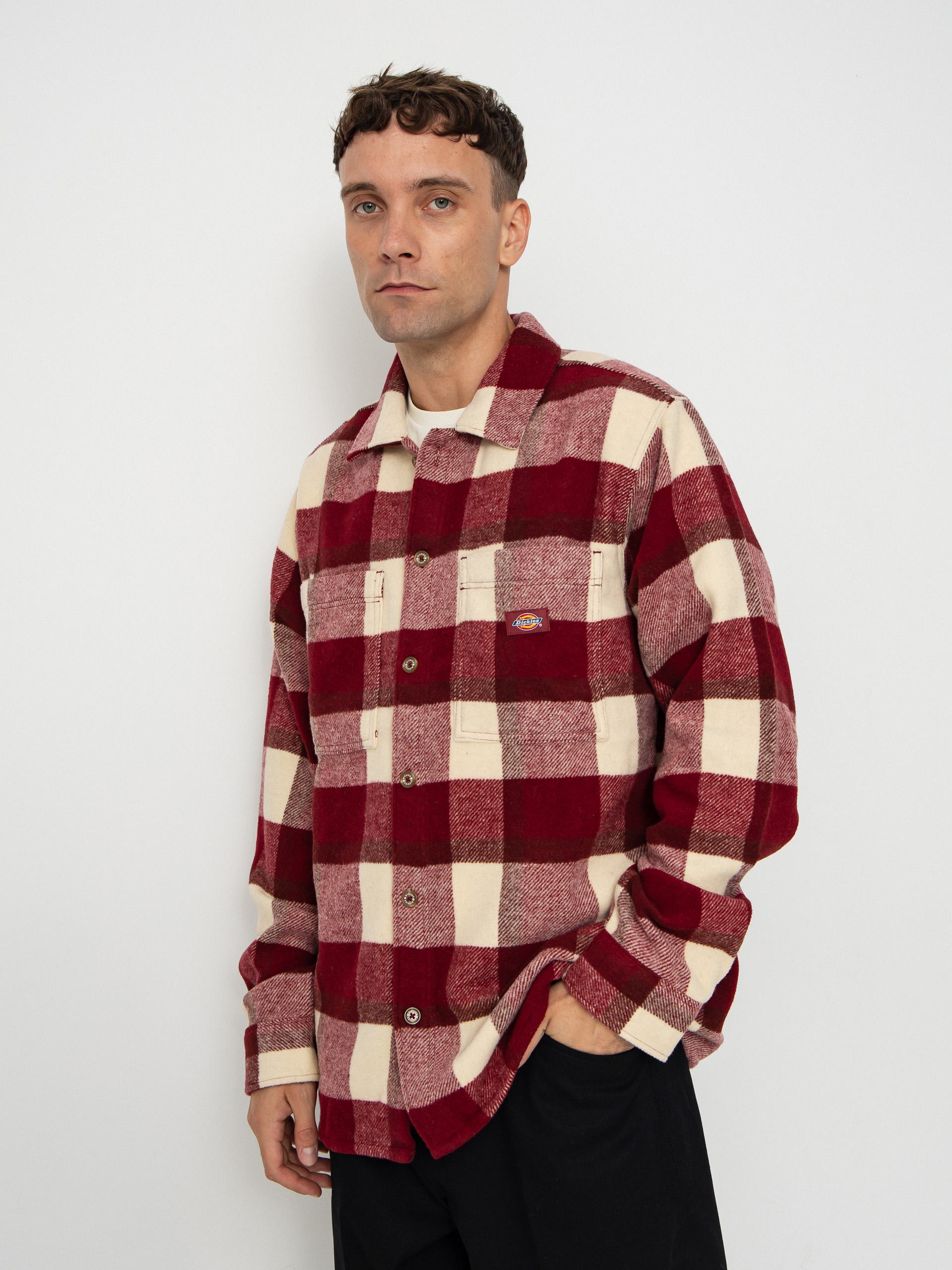 Dickies Plaid Coaling Ing (tibetan red)