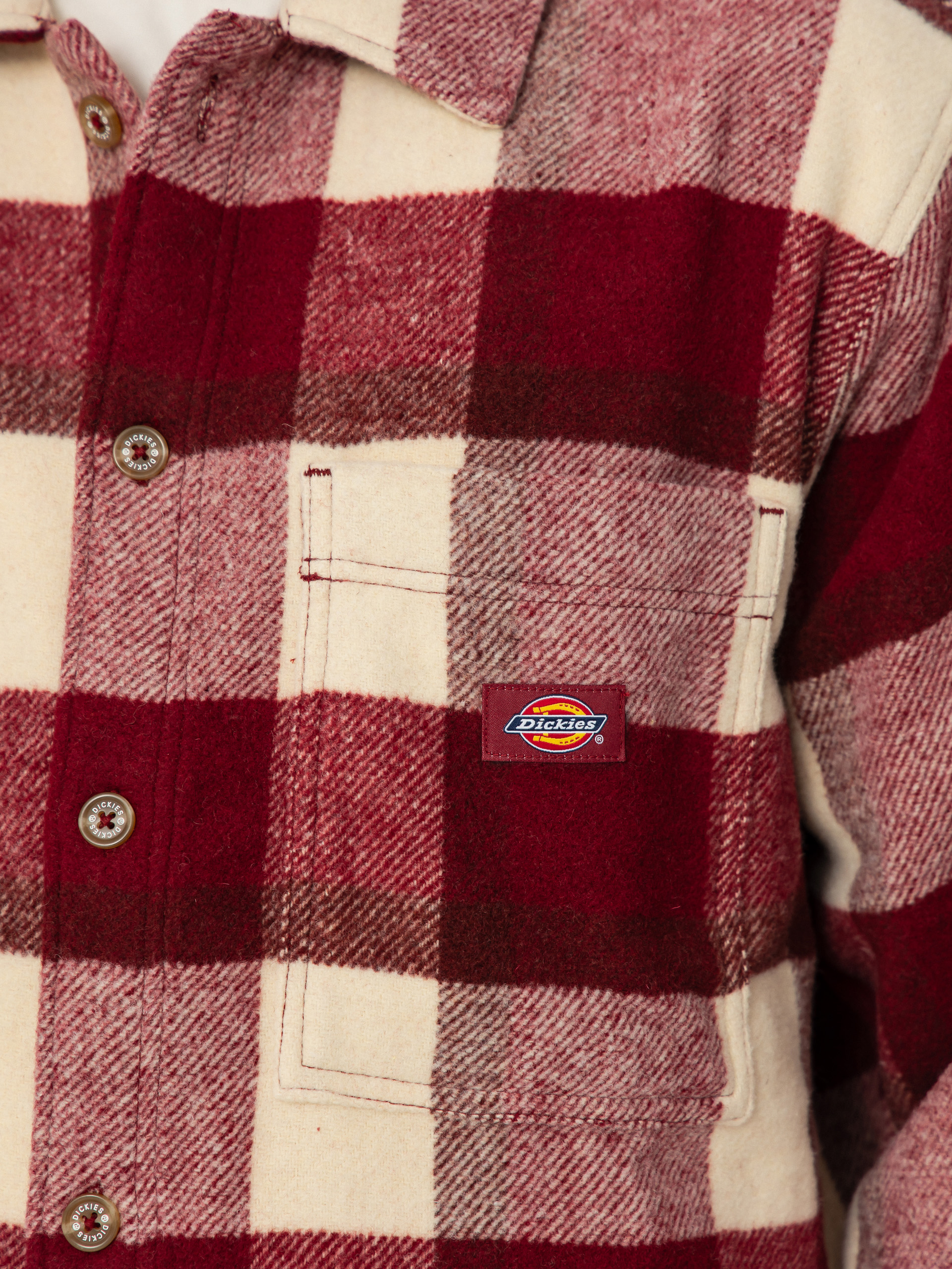 Dickies Plaid Coaling Ing (tibetan red)