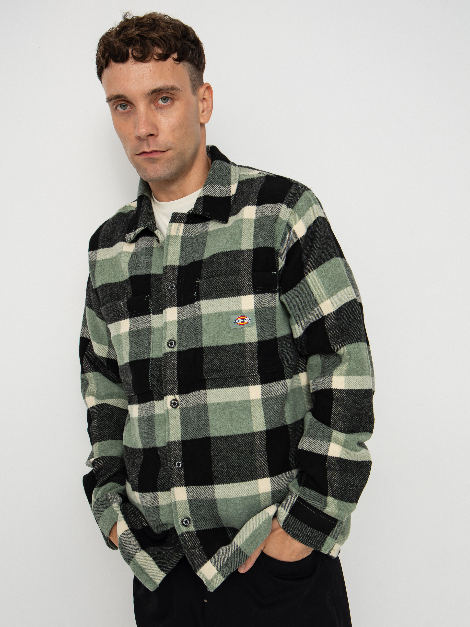 Dickies Plaid Coaling Ing (sea spray)